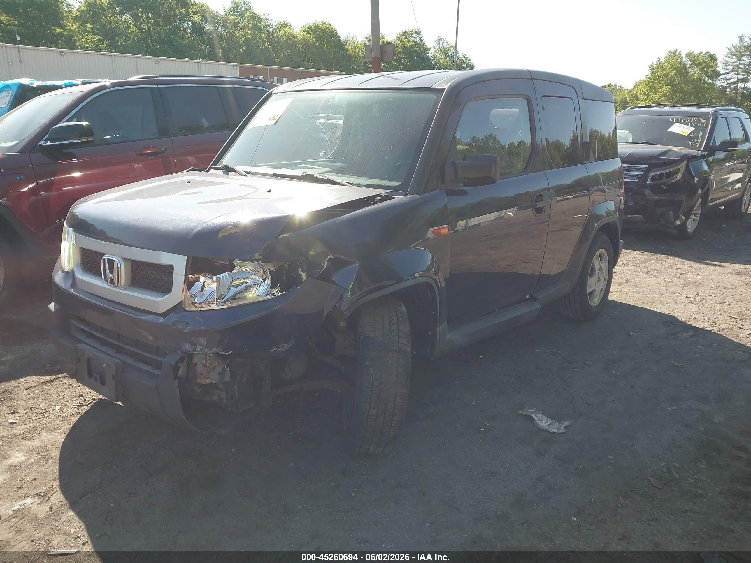 2010 Honda Element Lx Blue vin: 5J6YH2H38AL003762