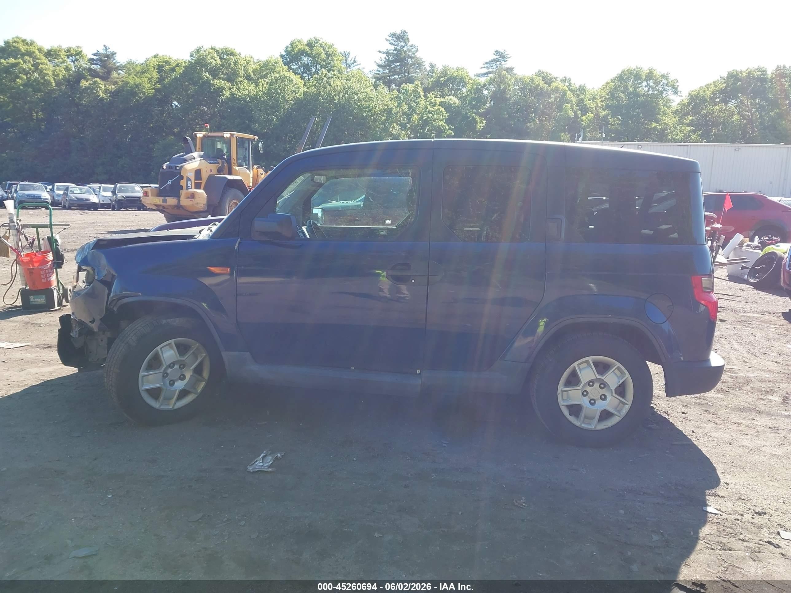 2010 Honda Element Lx Blue vin: 5J6YH2H38AL003762