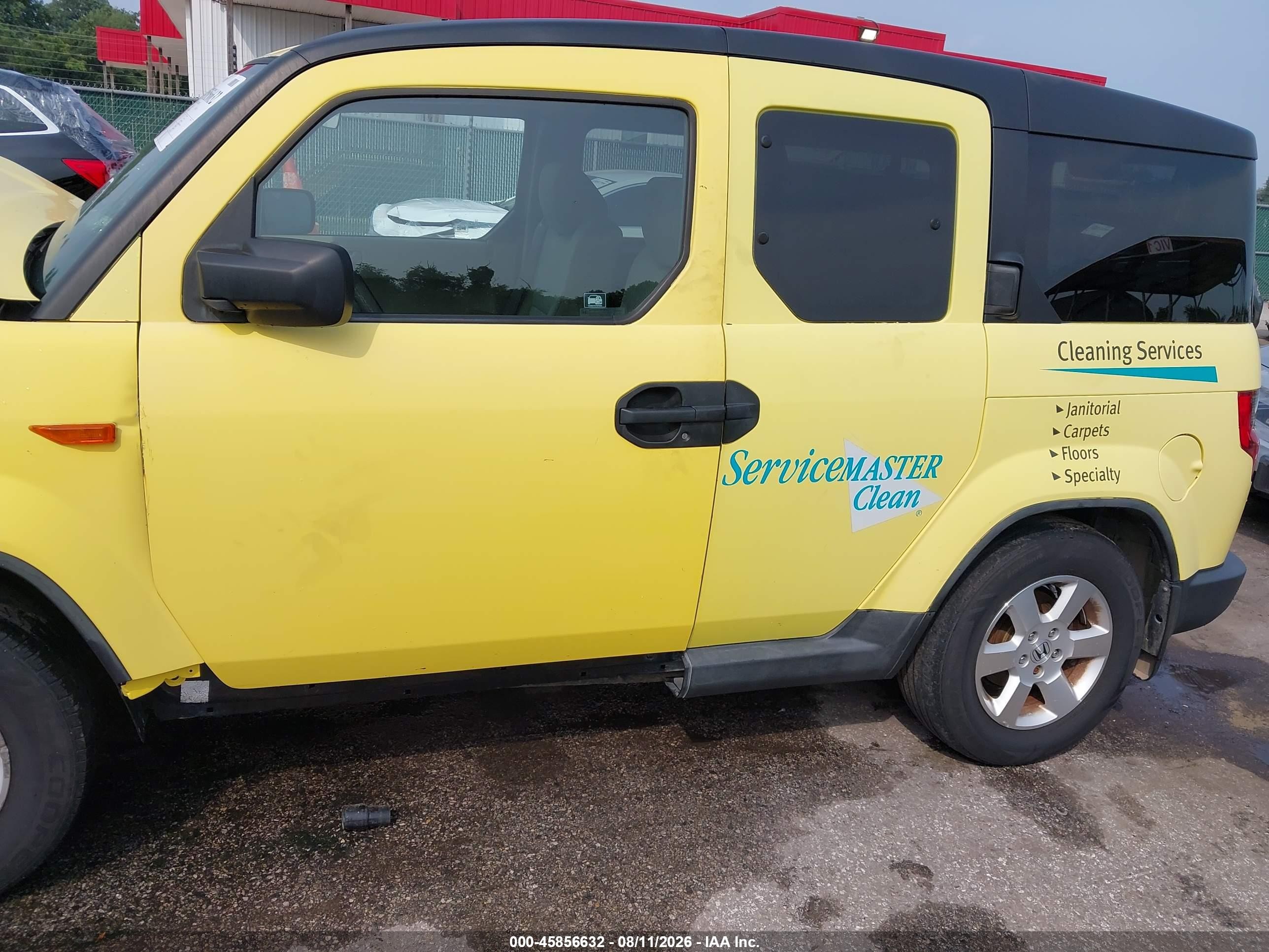 2010 Honda Element Ex Yellow vin: 5J6YH2H70AL006125