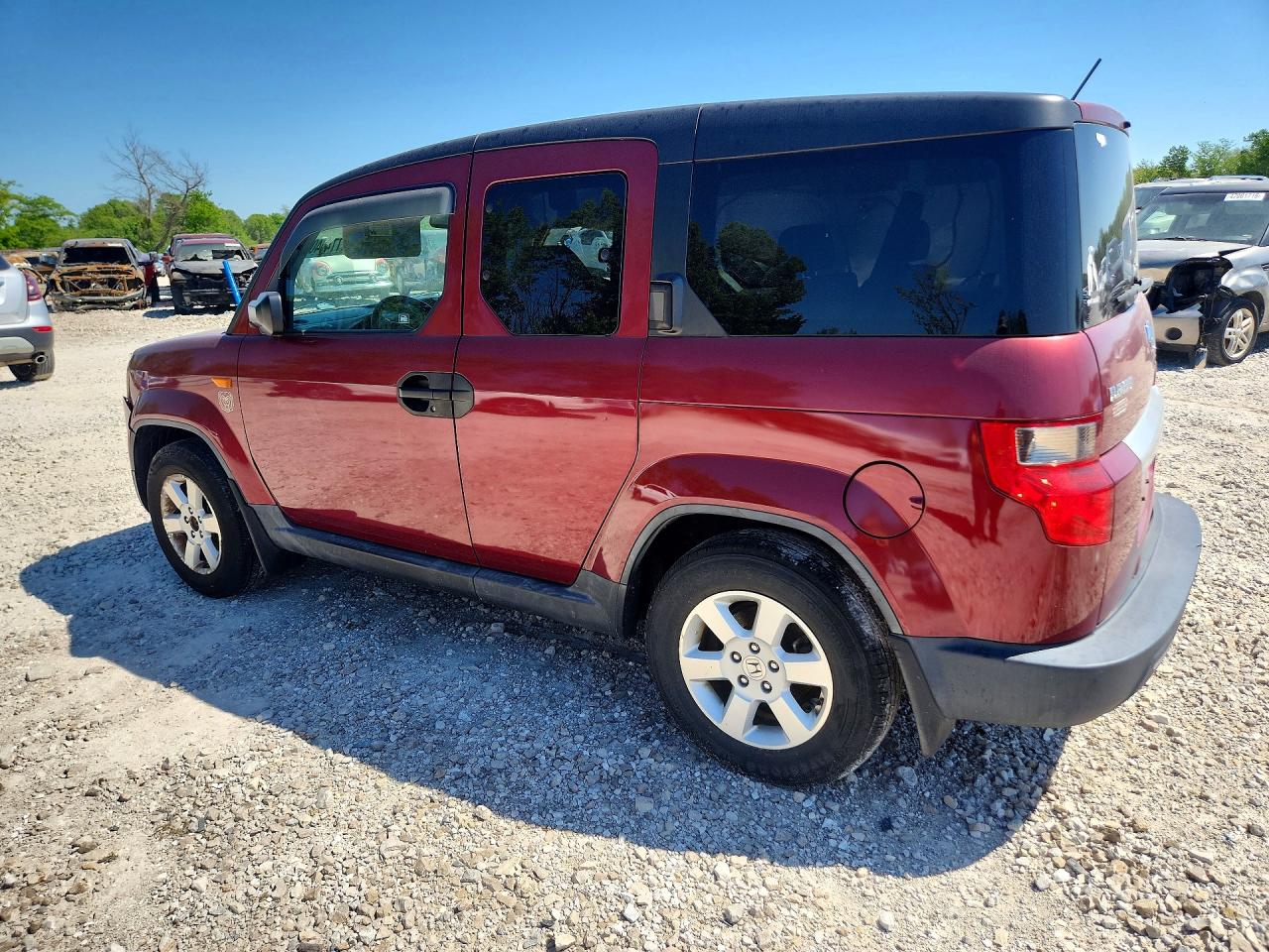 2011 Honda Element Ex Темно-бордовый vin: 5J6YH2H70BL002500