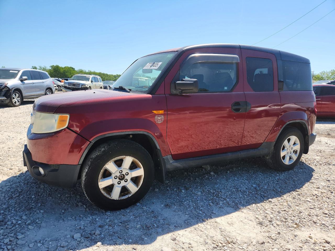 2011 Honda Element Ex Темно-бордовый vin: 5J6YH2H70BL002500