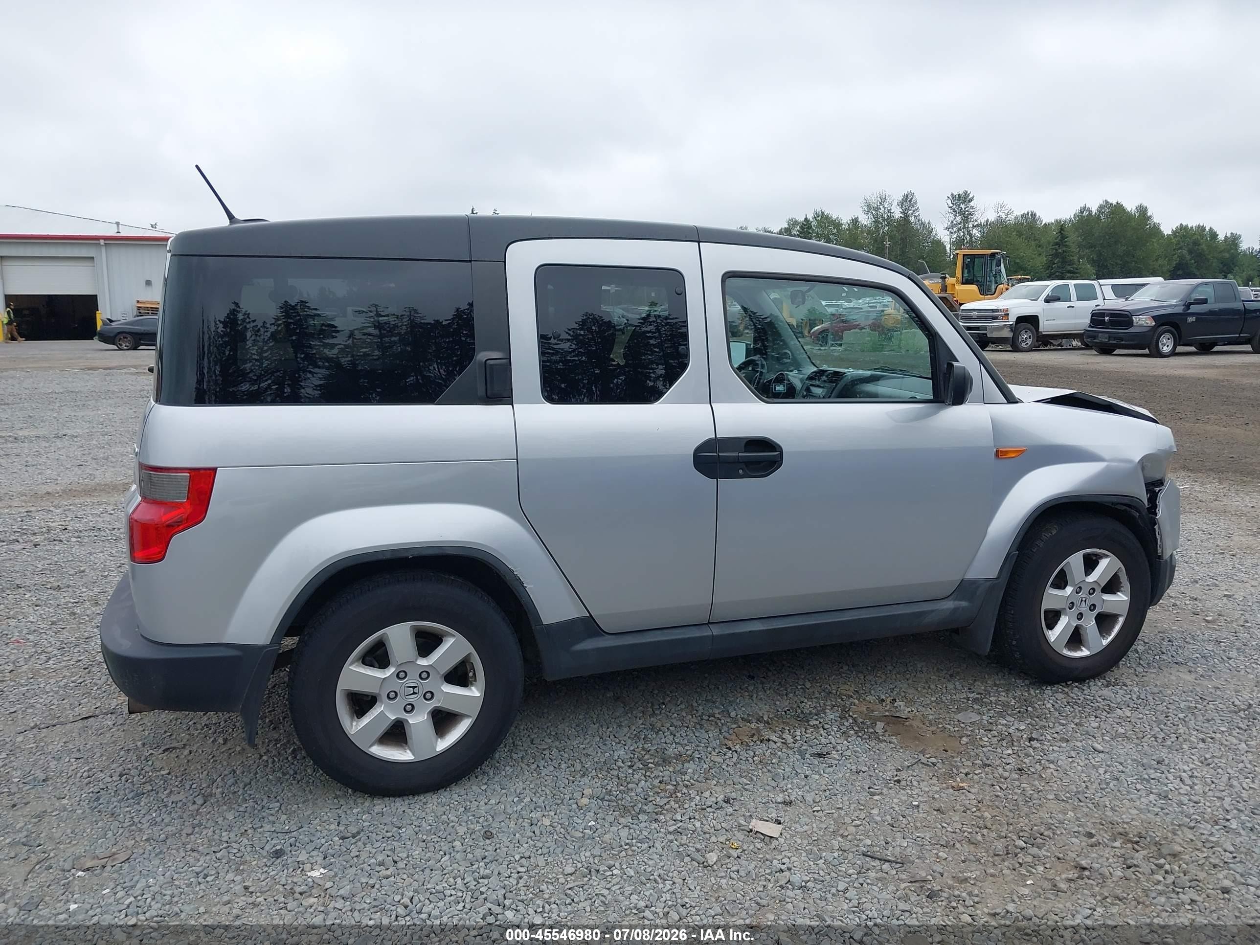 2011 Honda Element Ex Silver vin: 5J6YH2H70BL007065