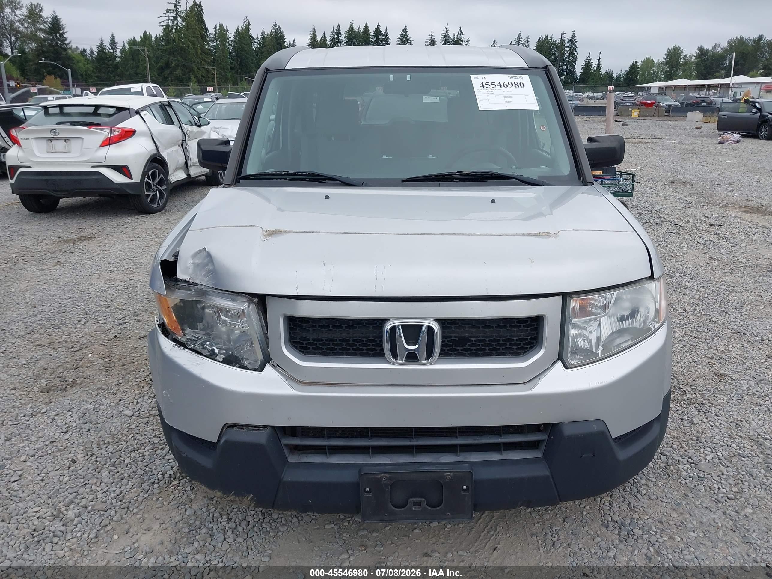 2011 Honda Element Ex Silver vin: 5J6YH2H70BL007065