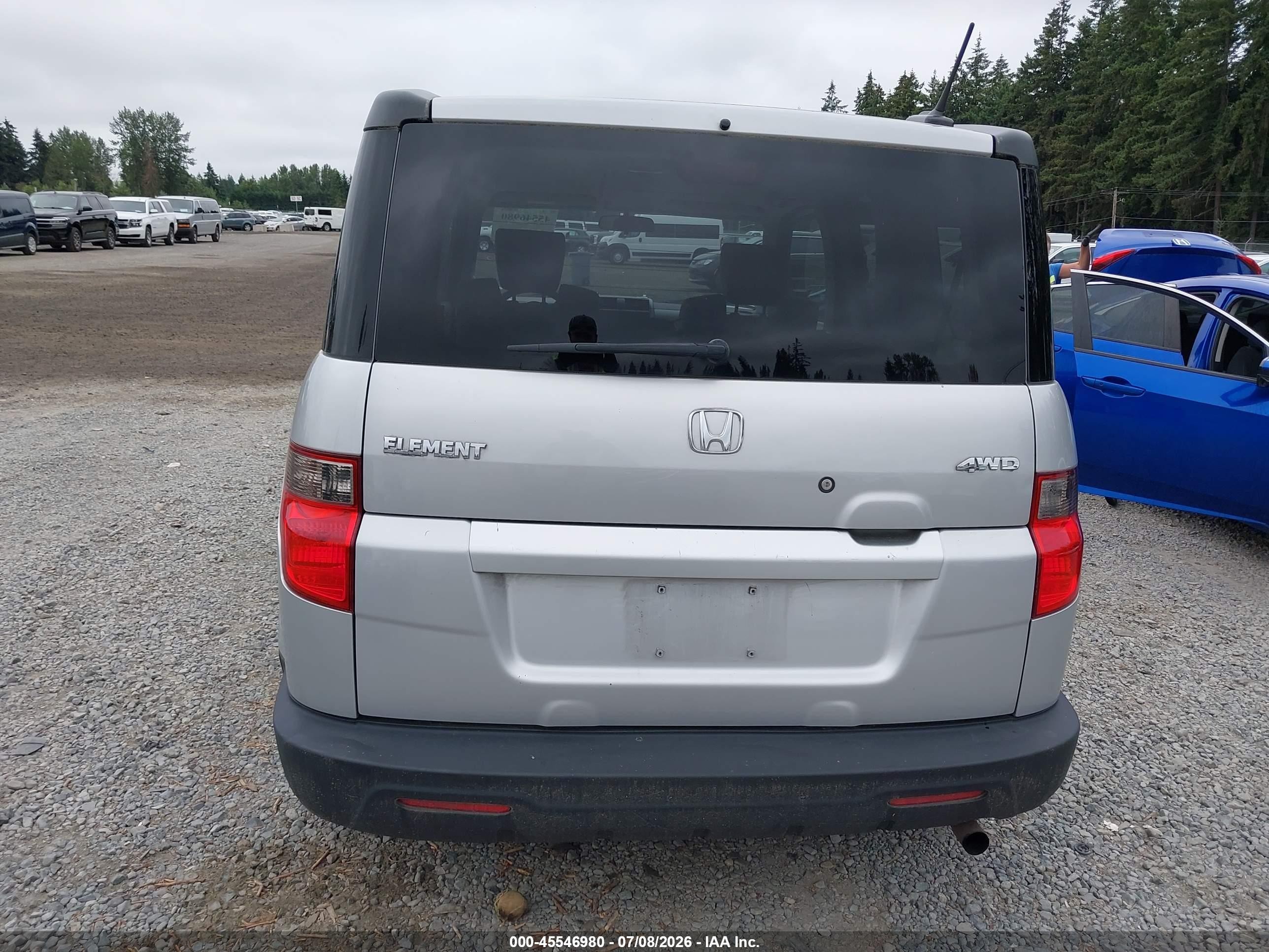 2011 Honda Element Ex Silver vin: 5J6YH2H70BL007065