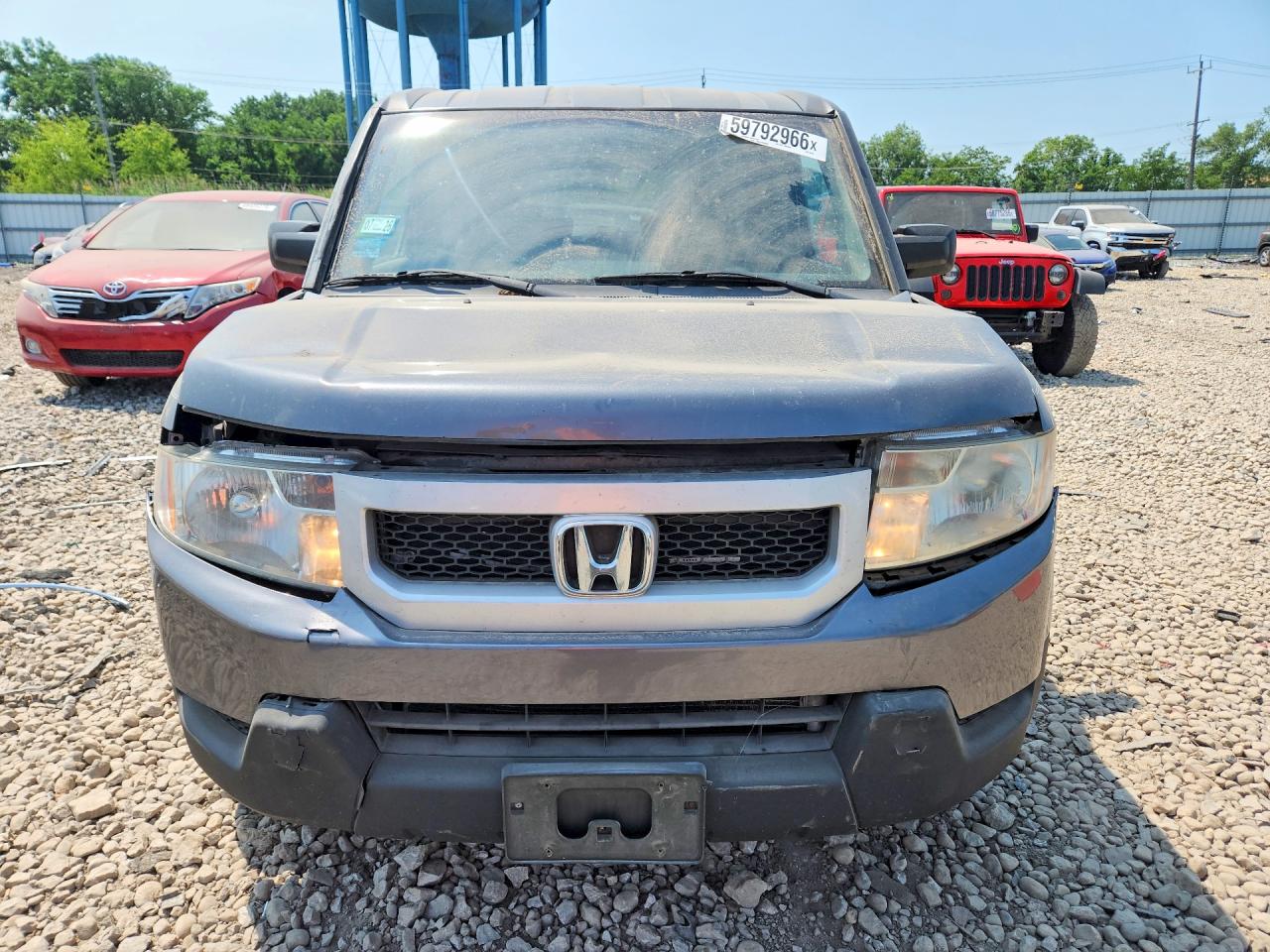 2010 Honda Element Ex Gray vin: 5J6YH2H71AL002195