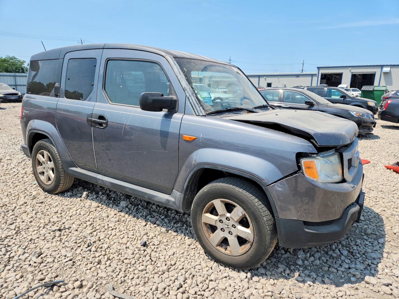 2010 Honda Element Ex Gray vin: 5J6YH2H71AL002195