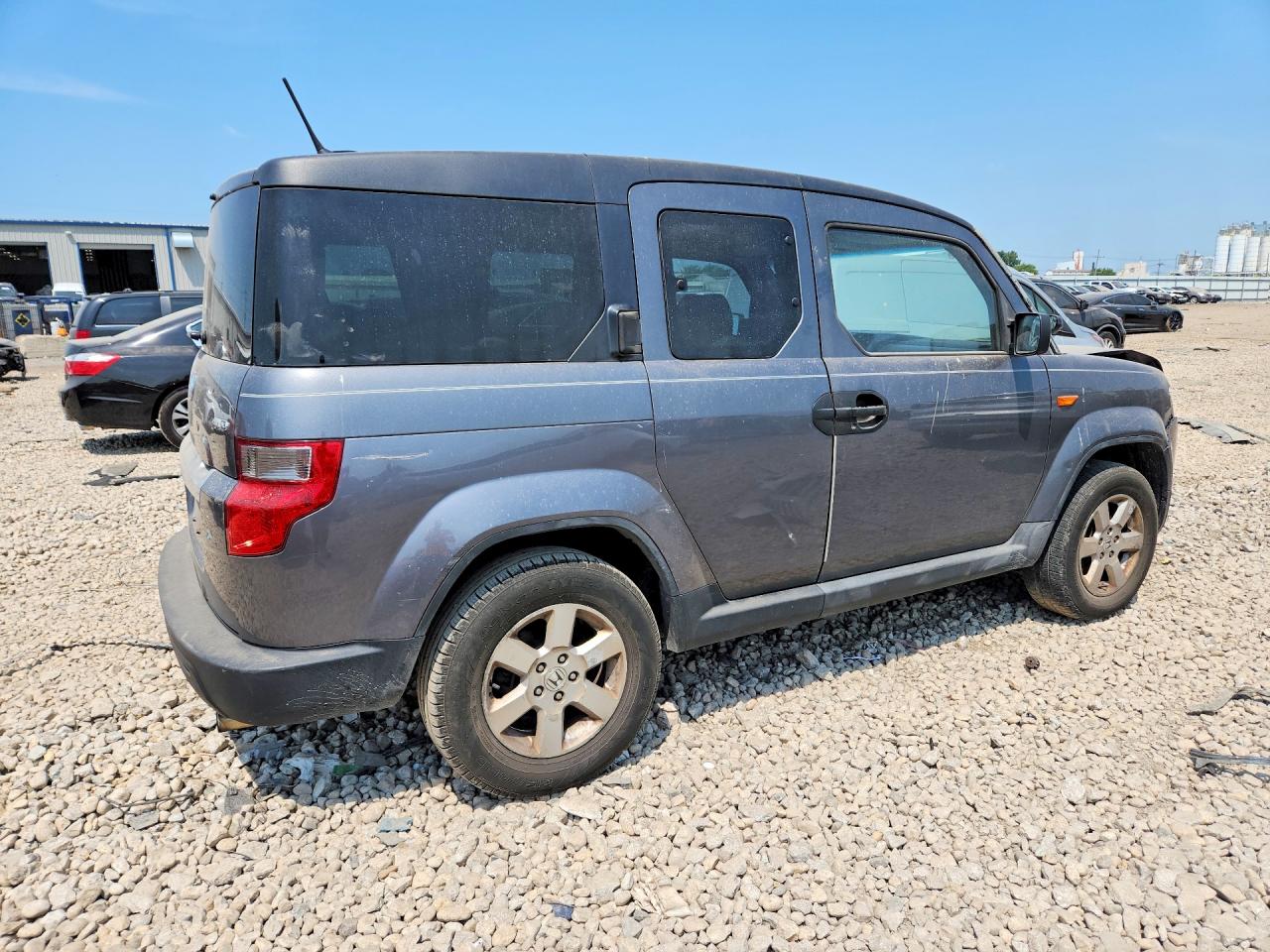 2010 Honda Element Ex Gray vin: 5J6YH2H71AL002195