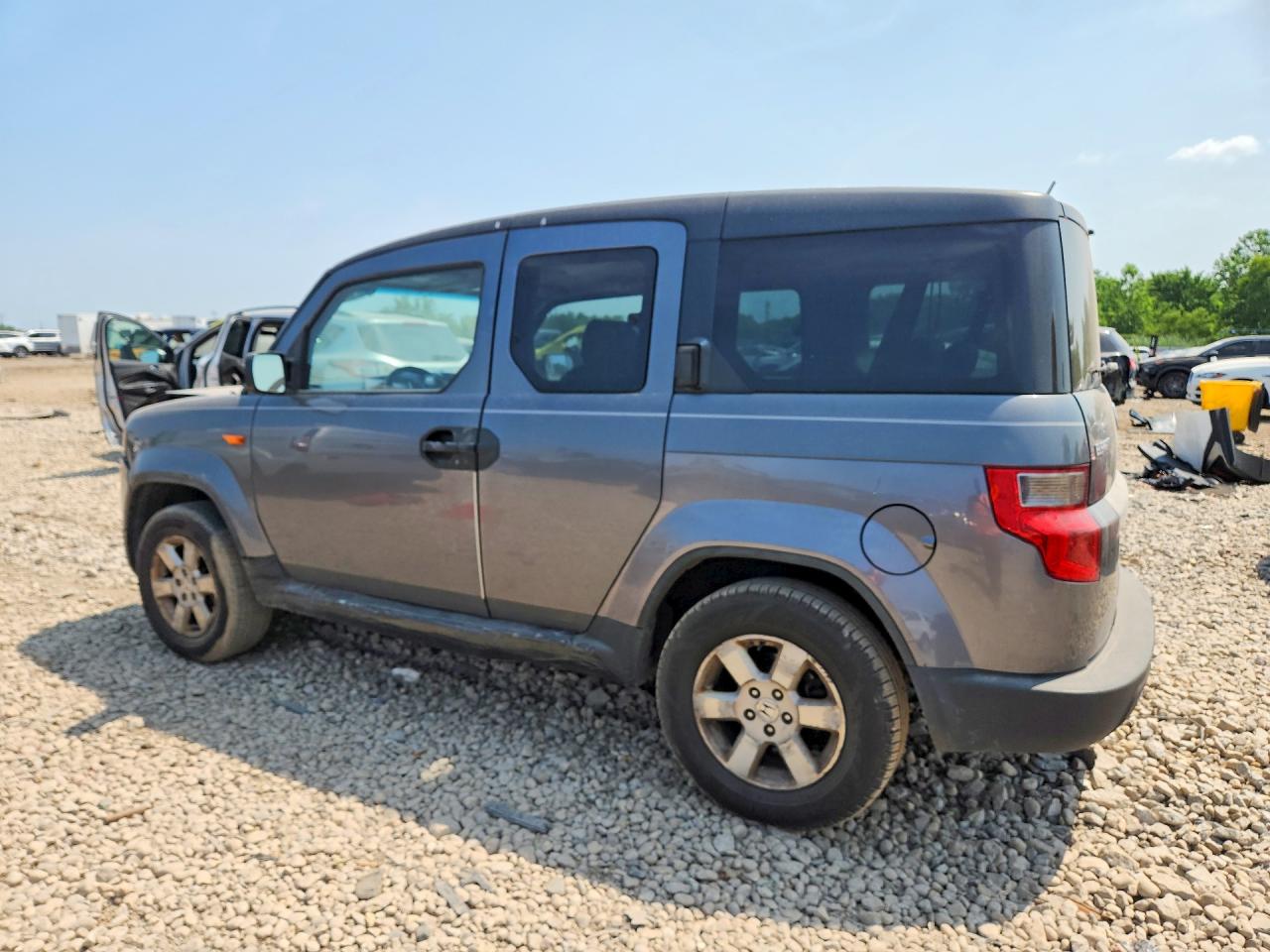 2010 Honda Element Ex Gray vin: 5J6YH2H71AL002195
