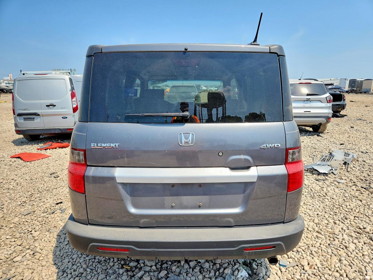 2010 Honda Element Ex Gray vin: 5J6YH2H71AL002195