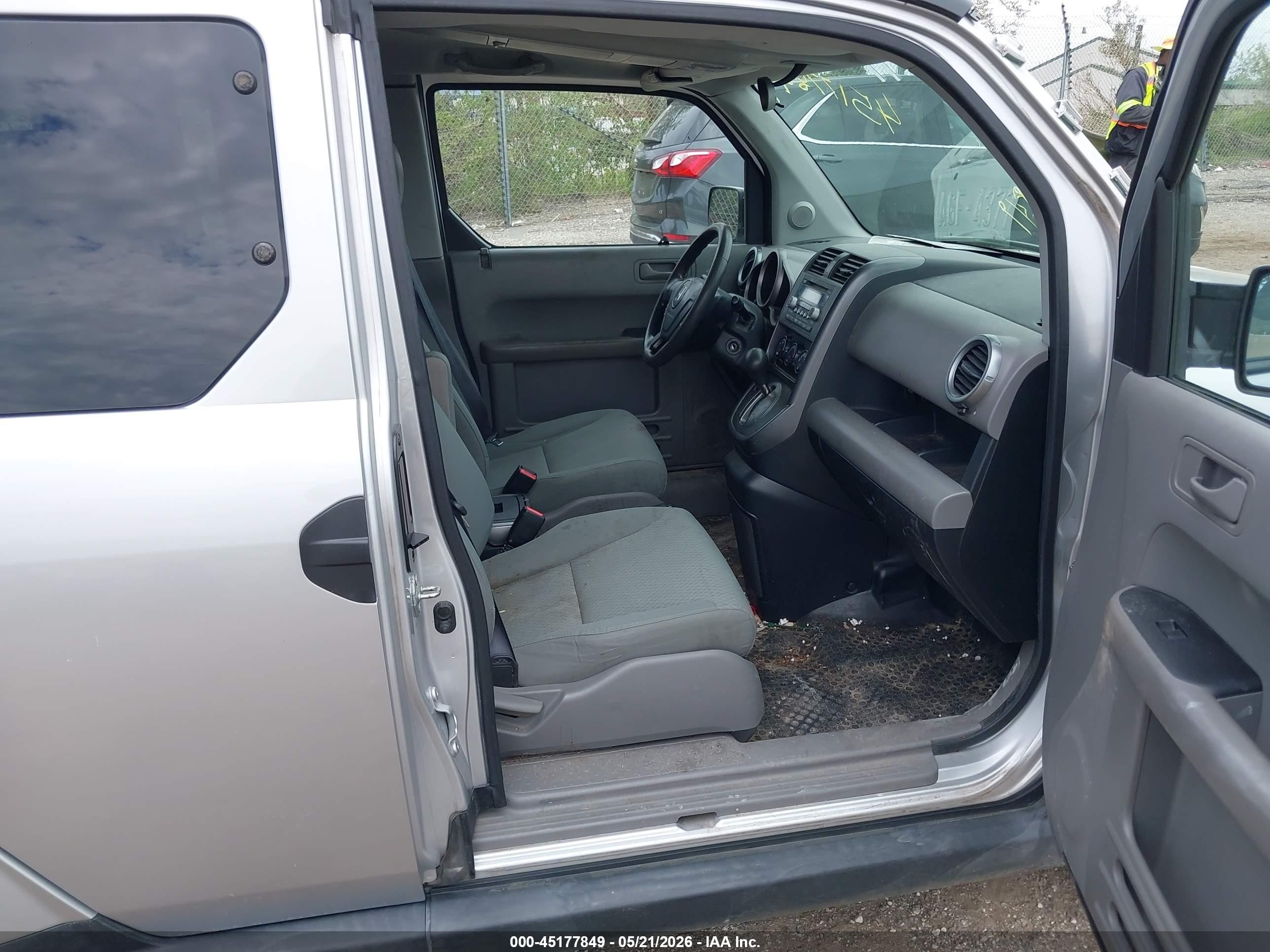 2010 Honda Element Ex Gray vin: 5J6YH2H71AL006151