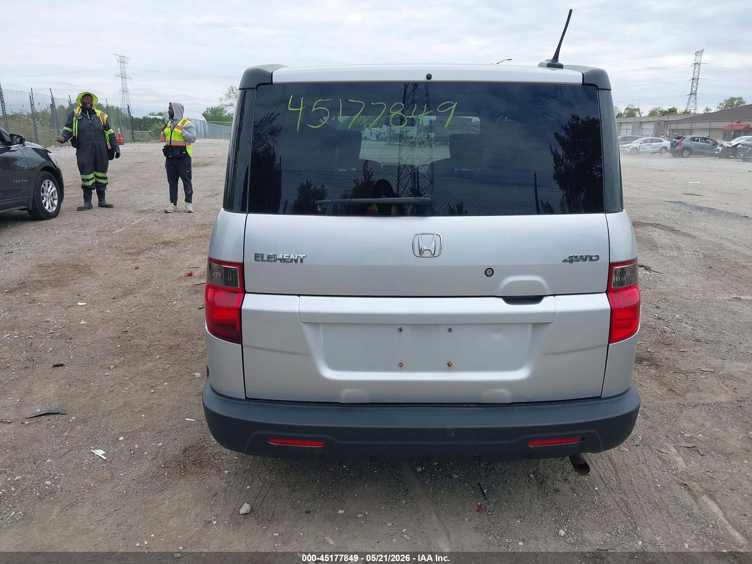 2010 Honda Element Ex Gray vin: 5J6YH2H71AL006151