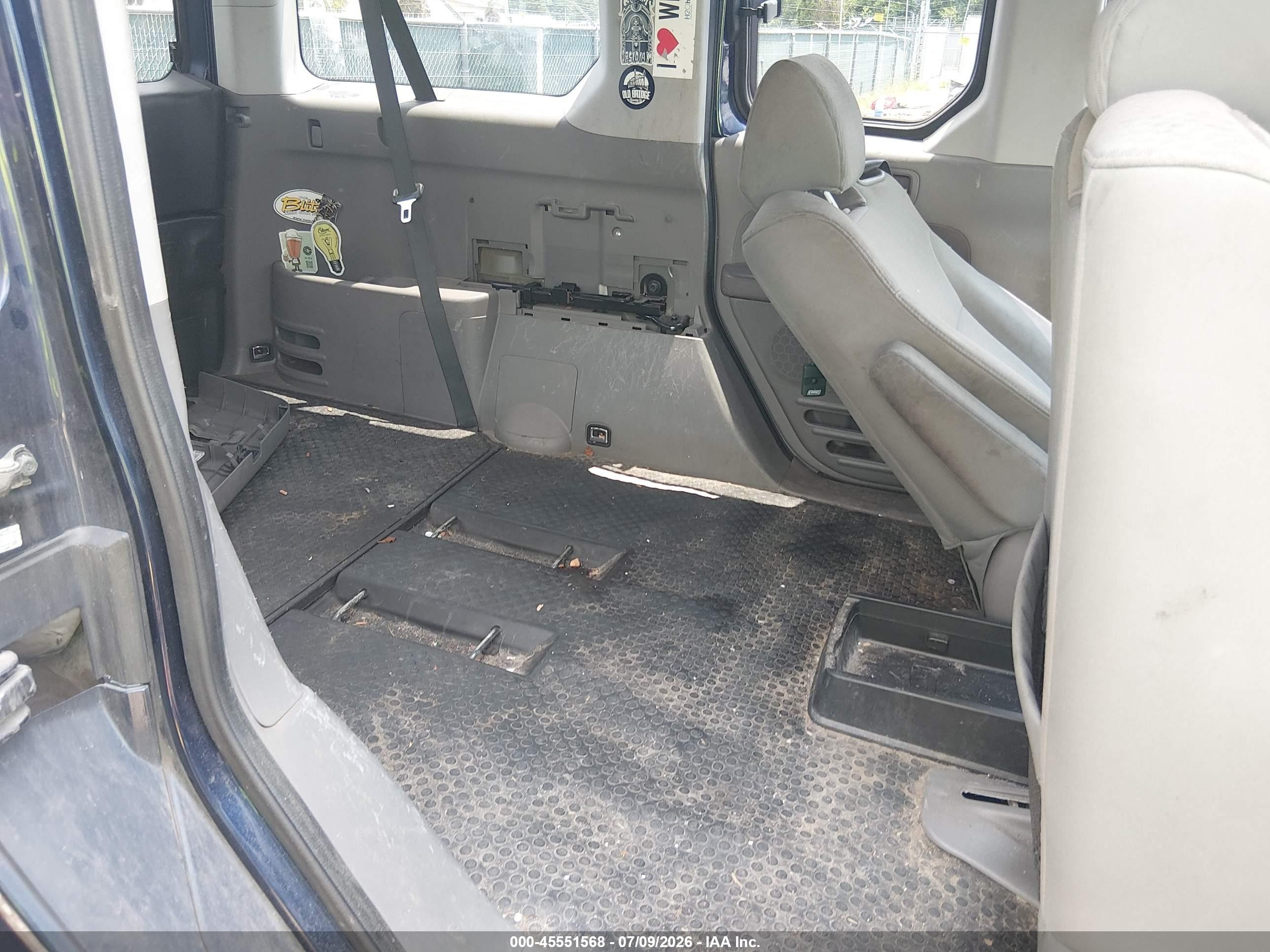2010 Honda Element Ex Blue vin: 5J6YH2H71AL008577