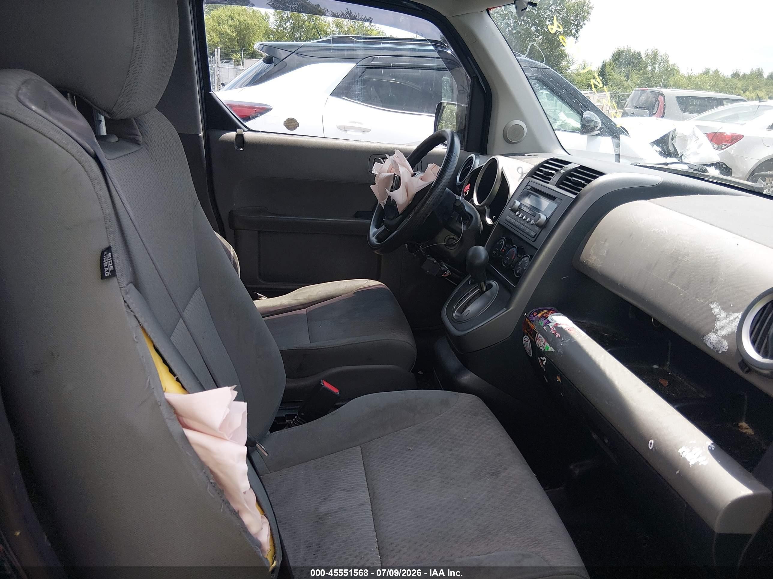 2010 Honda Element Ex Blue vin: 5J6YH2H71AL008577