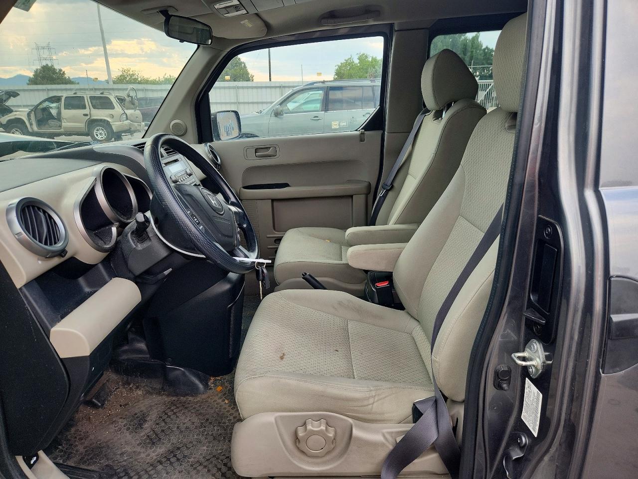 2011 Honda Element Ex Gray vin: 5J6YH2H71BL000917