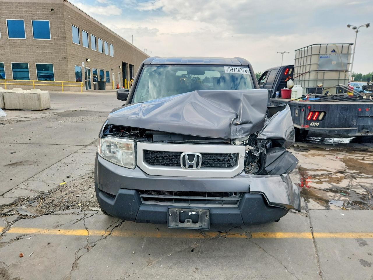 2011 Honda Element Ex Gray vin: 5J6YH2H71BL000917