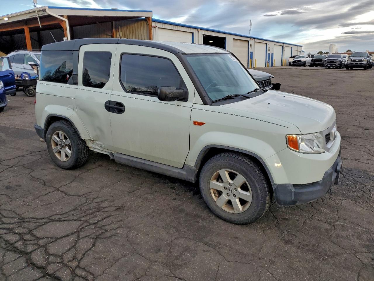 2010 Honda Element Ex Green vin: 5J6YH2H72AL006286
