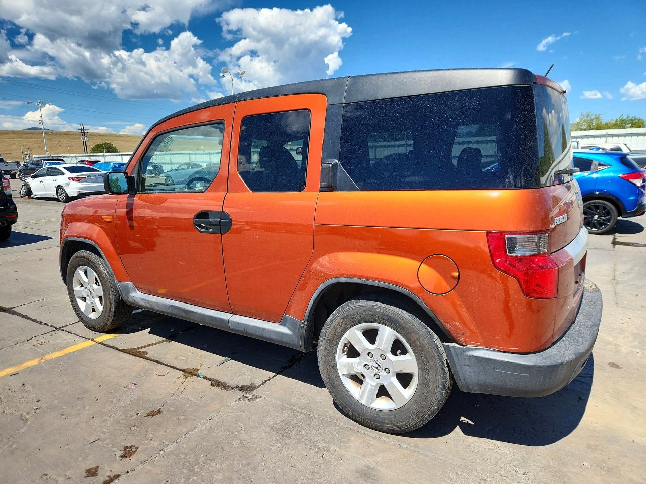 2010 Honda Element Ex Orange vin: 5J6YH2H72AL009253