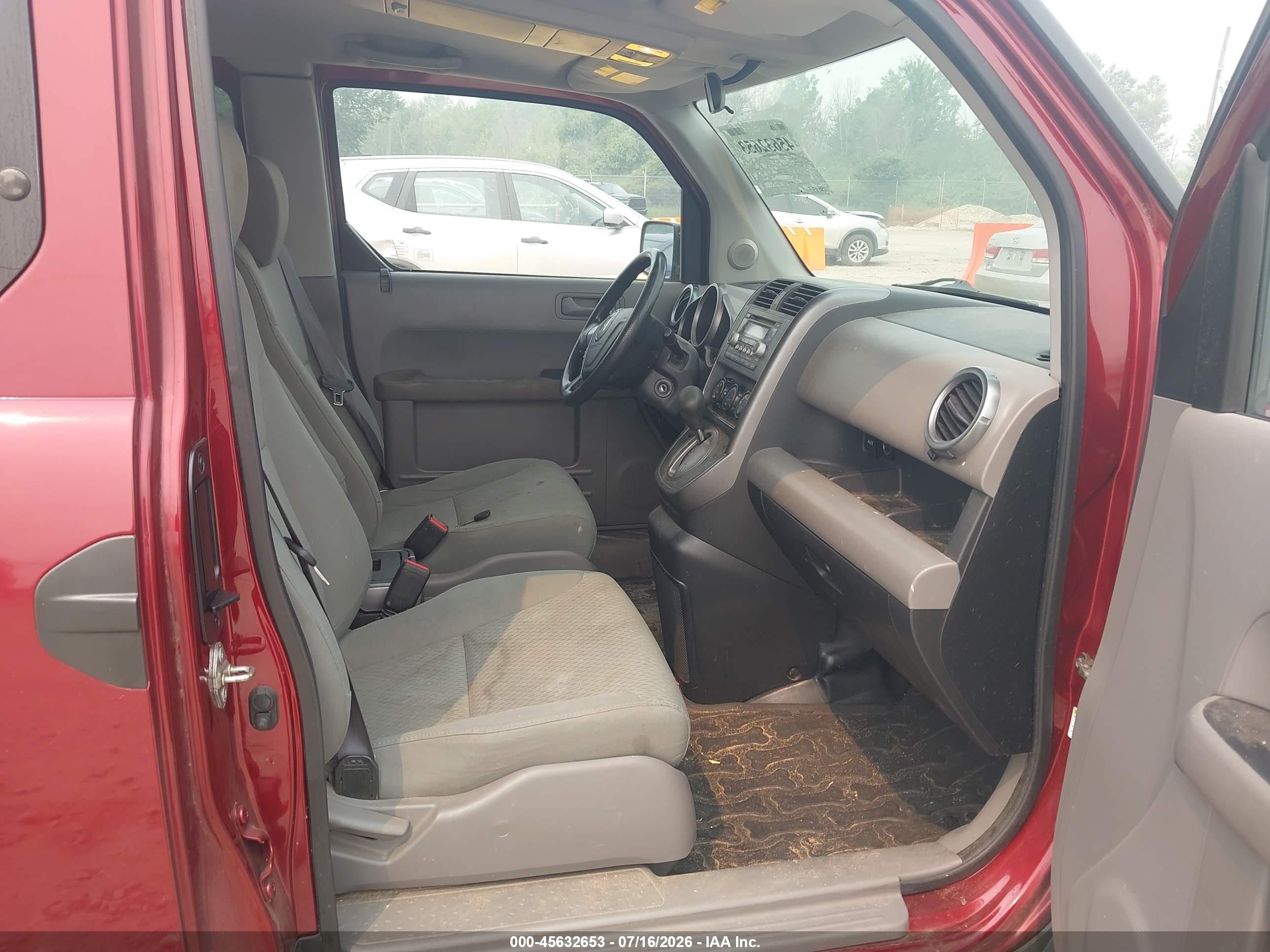 2011 Honda Element Ex Maroon vin: 5J6YH2H72BL003146