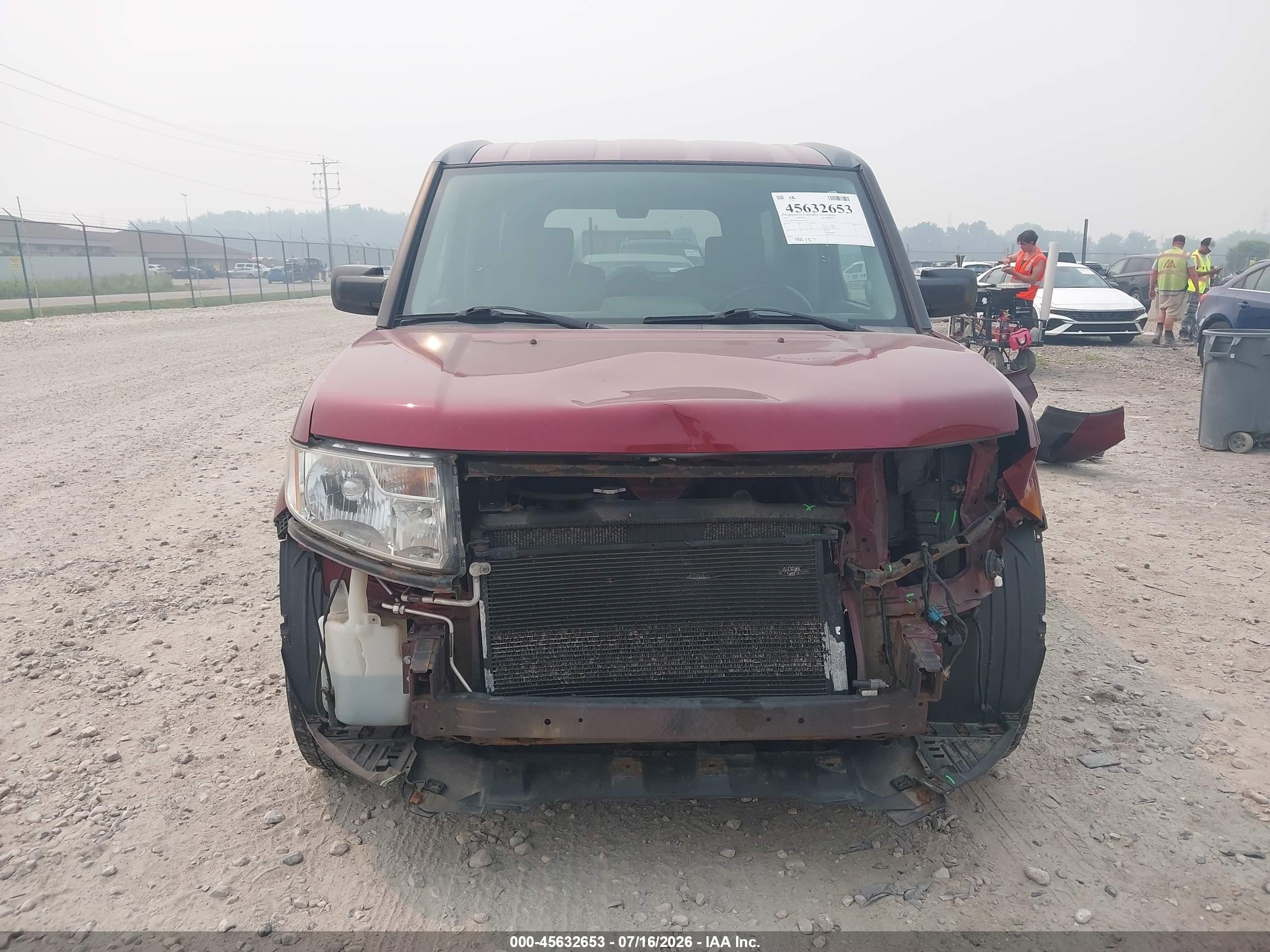 2011 Honda Element Ex Maroon vin: 5J6YH2H72BL003146
