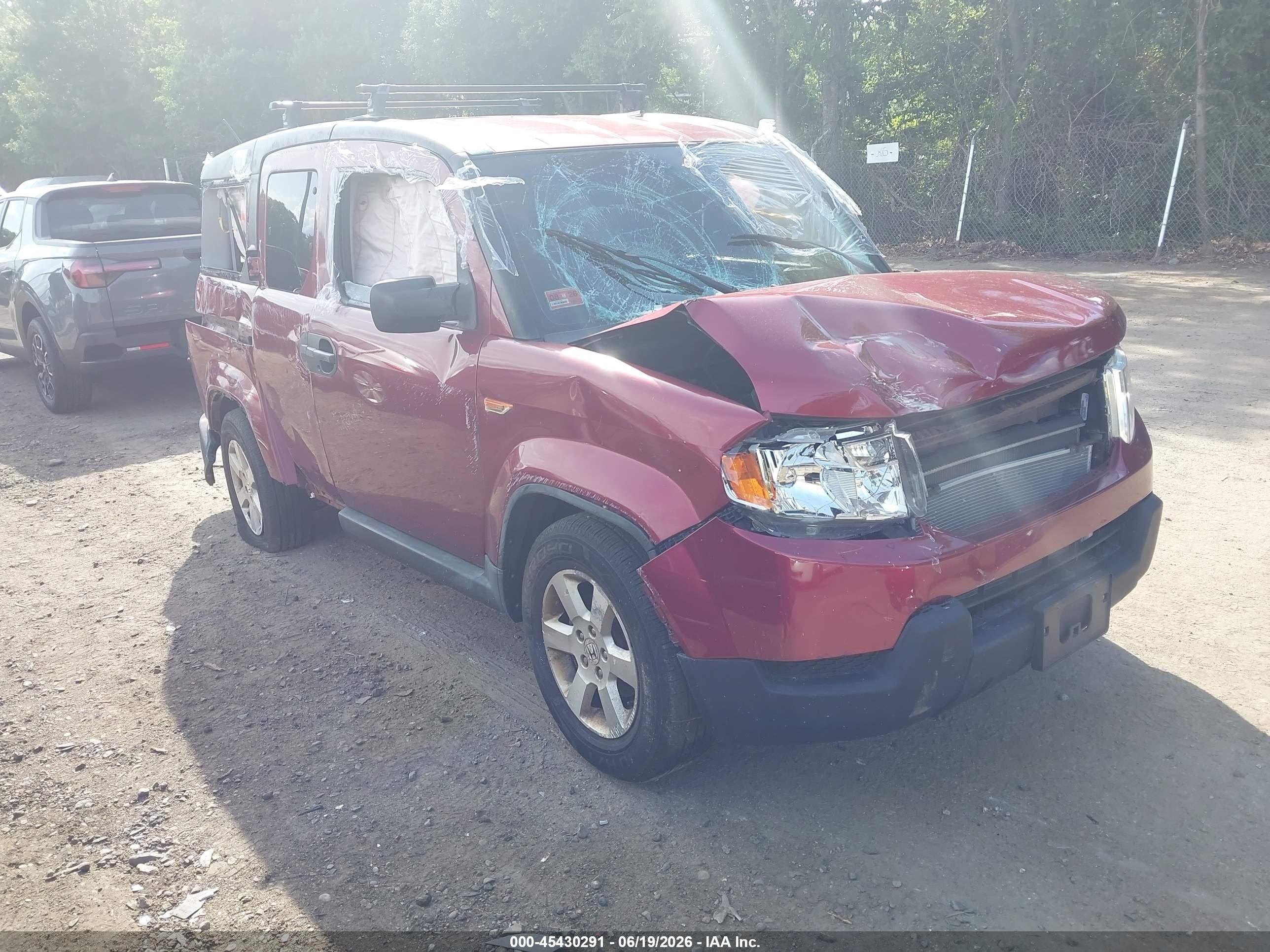 2010 Honda Element Ex Красный vin: 5J6YH2H73AL008869