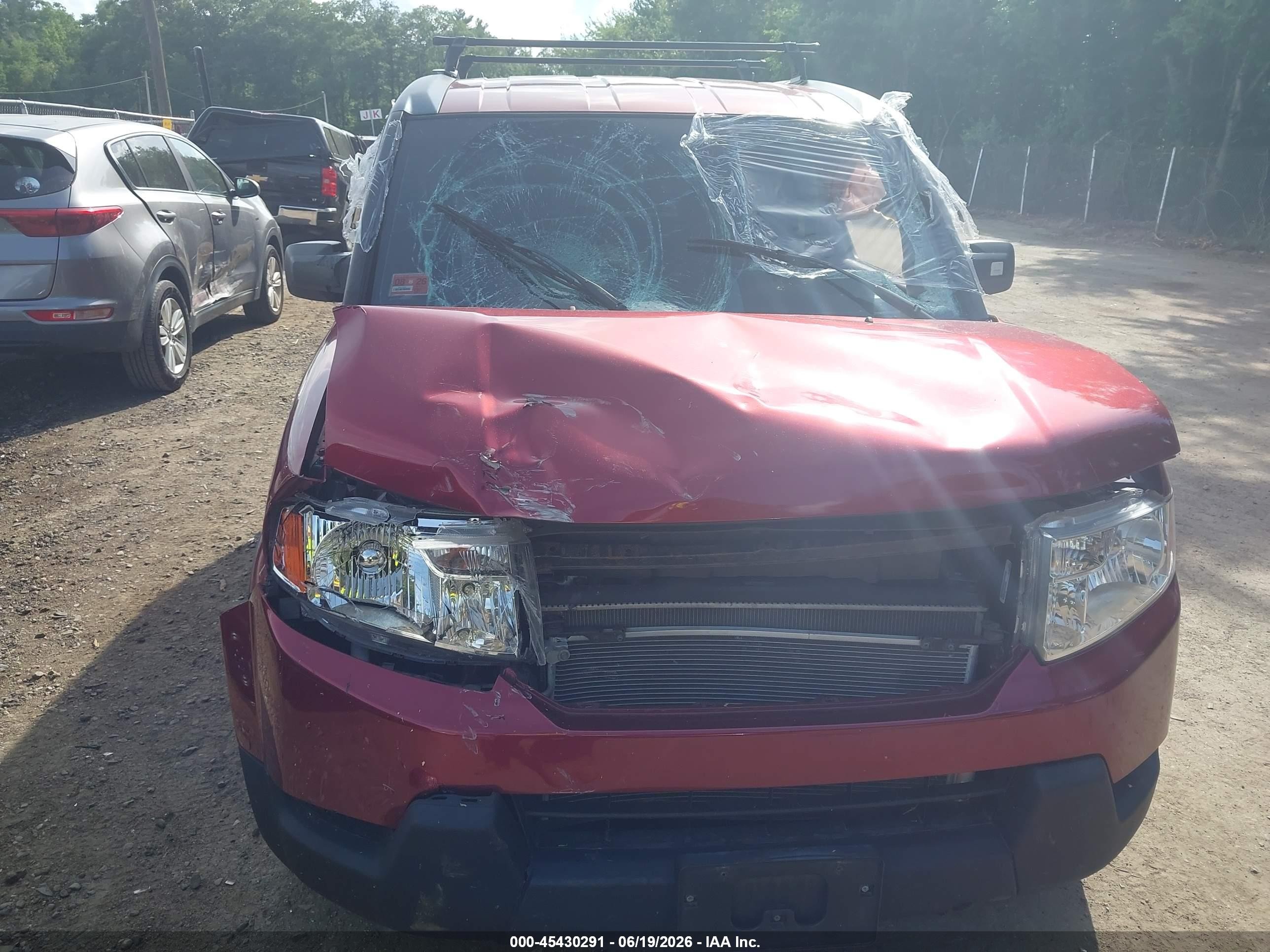 2010 Honda Element Ex Red vin: 5J6YH2H73AL008869