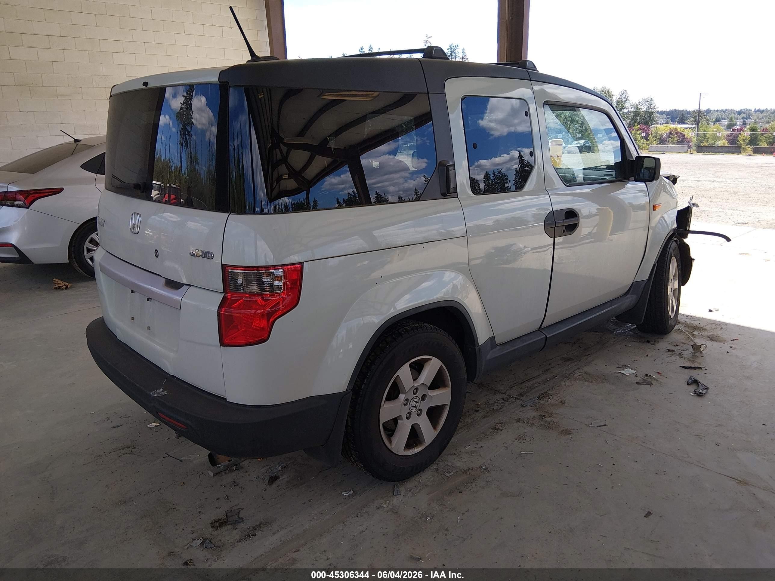 2011 Honda Element Ex Teal vin: 5J6YH2H73BL003348