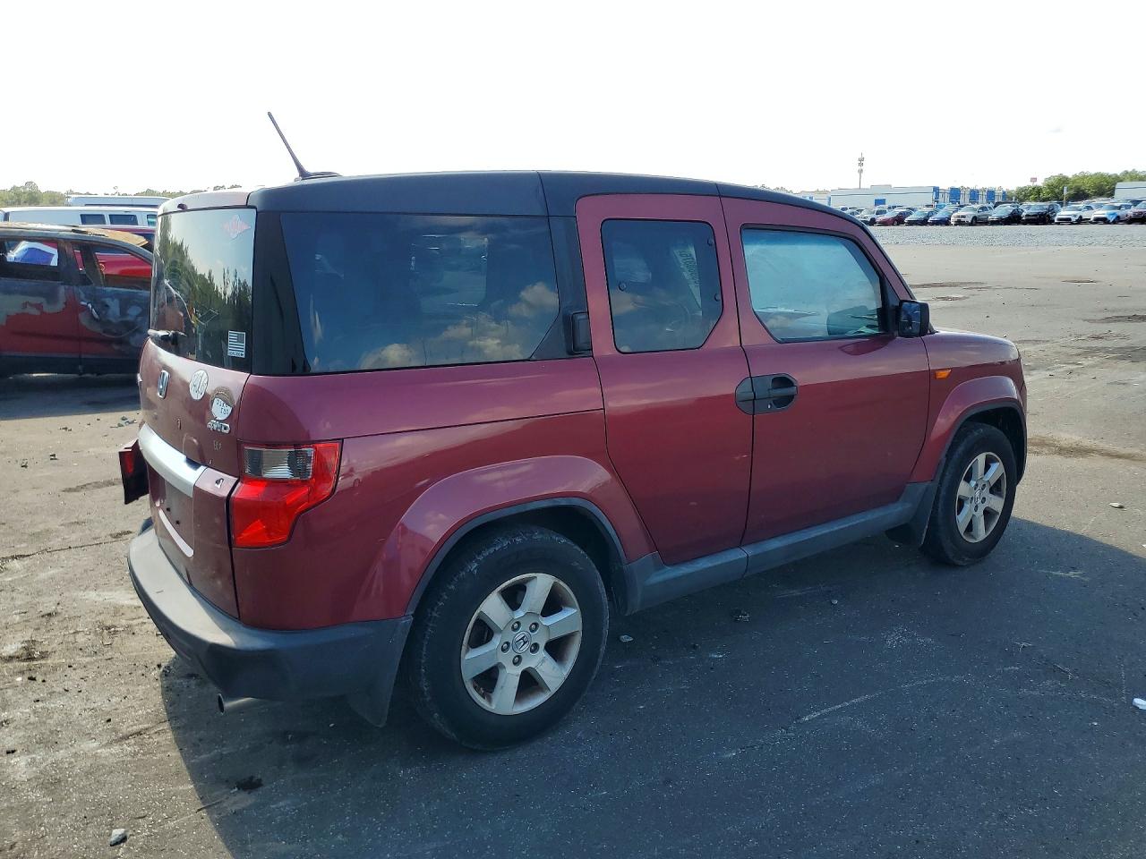 2010 Honda Element Ex Бордовый vin: 5J6YH2H74AL008704