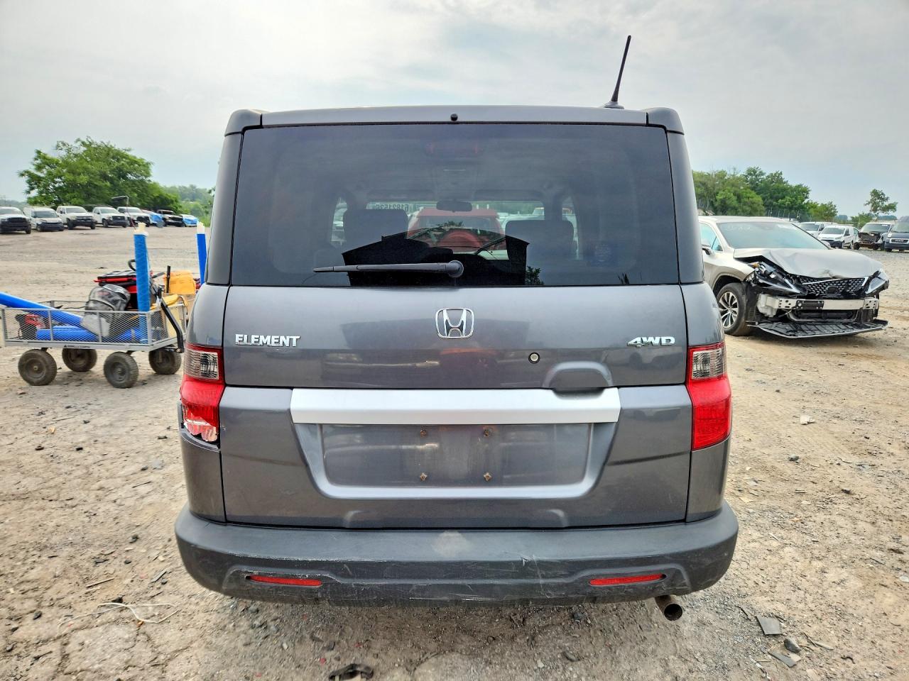 2011 Honda Element Ex Серый vin: 5J6YH2H74BL005996
