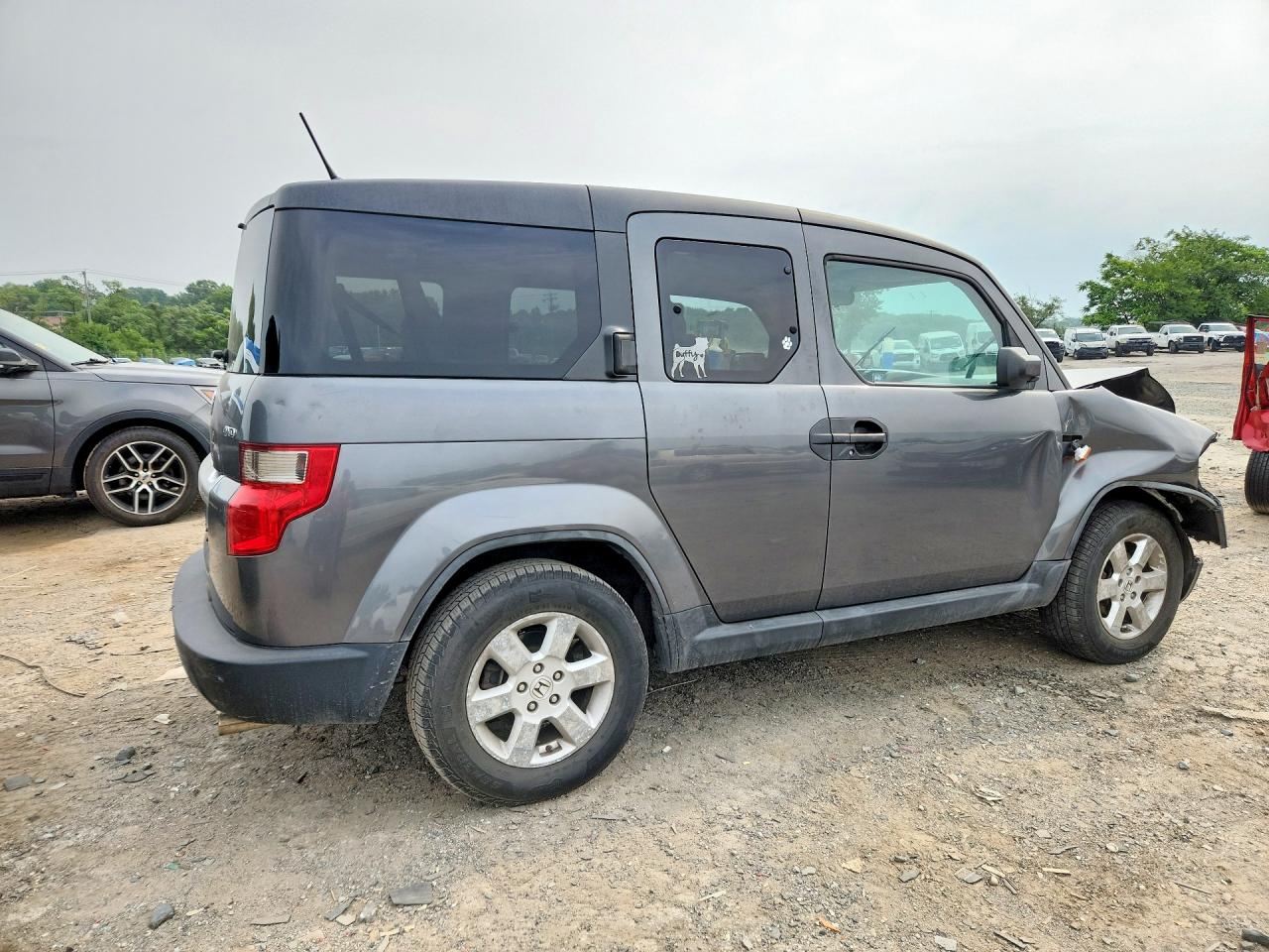 2011 Honda Element Ex Серый vin: 5J6YH2H74BL005996