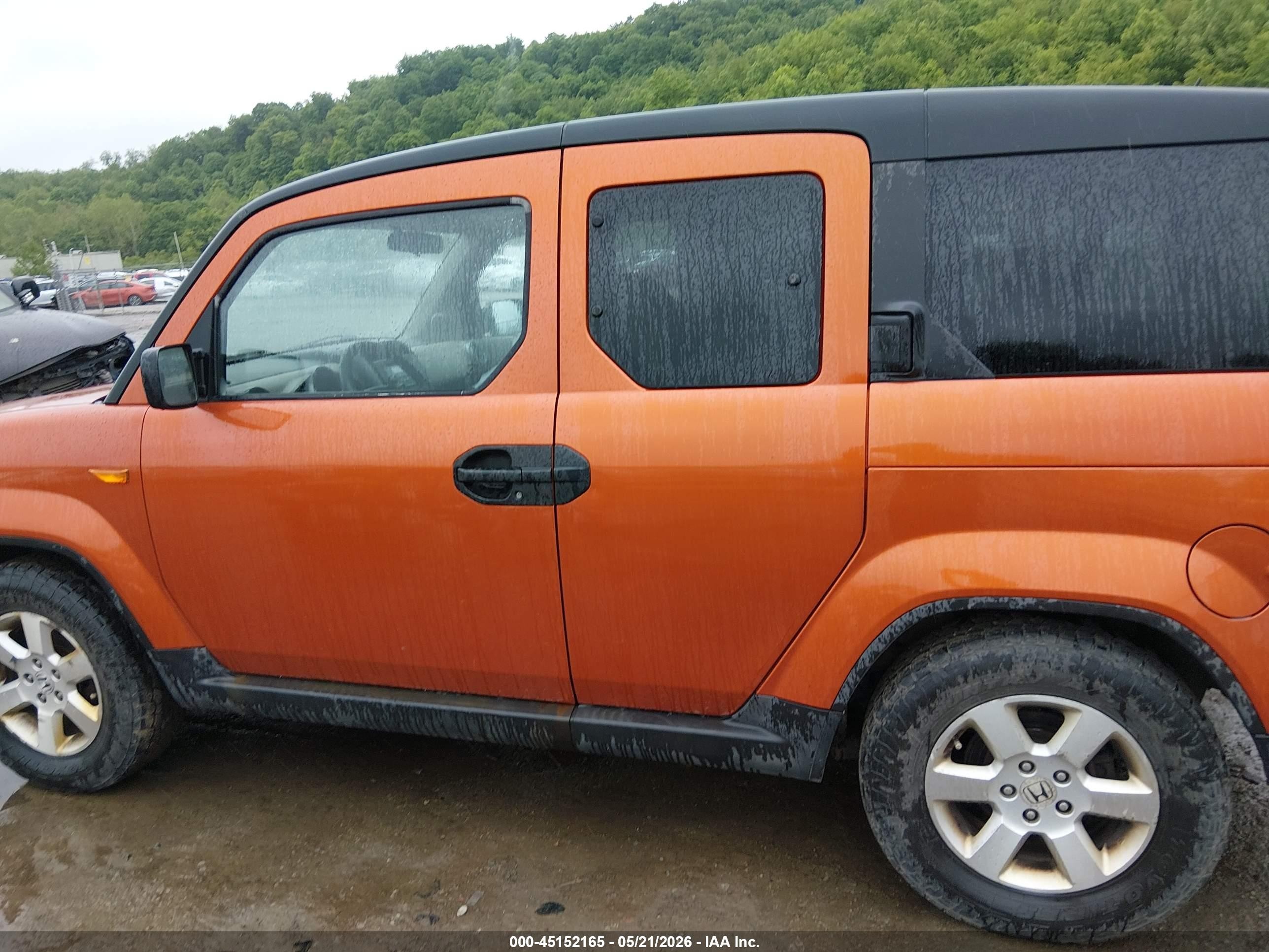 2010 Honda Element Ex Orange vin: 5J6YH2H75AL000904