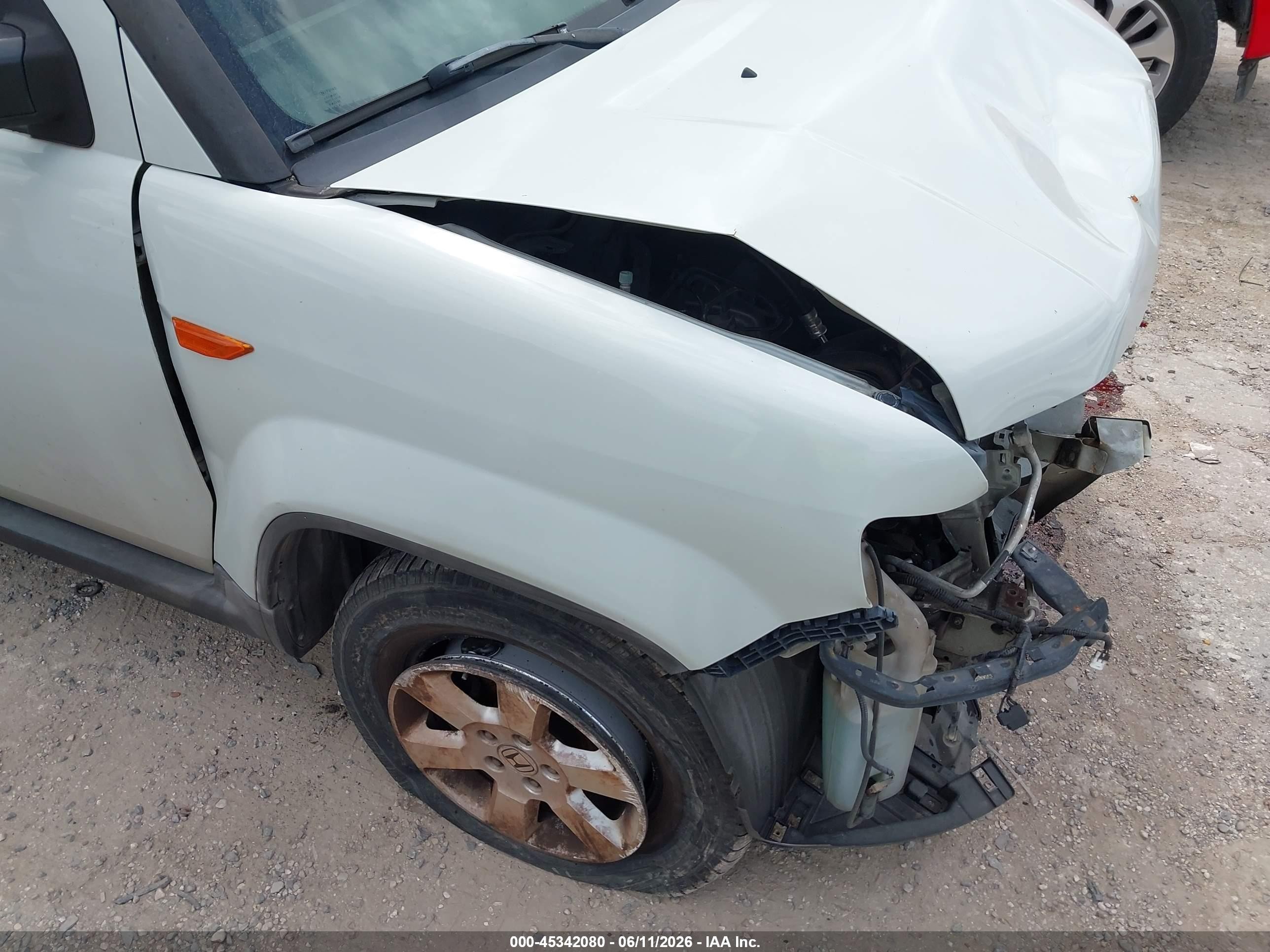 2010 Honda Element Ex White vin: 5J6YH2H75AL006475