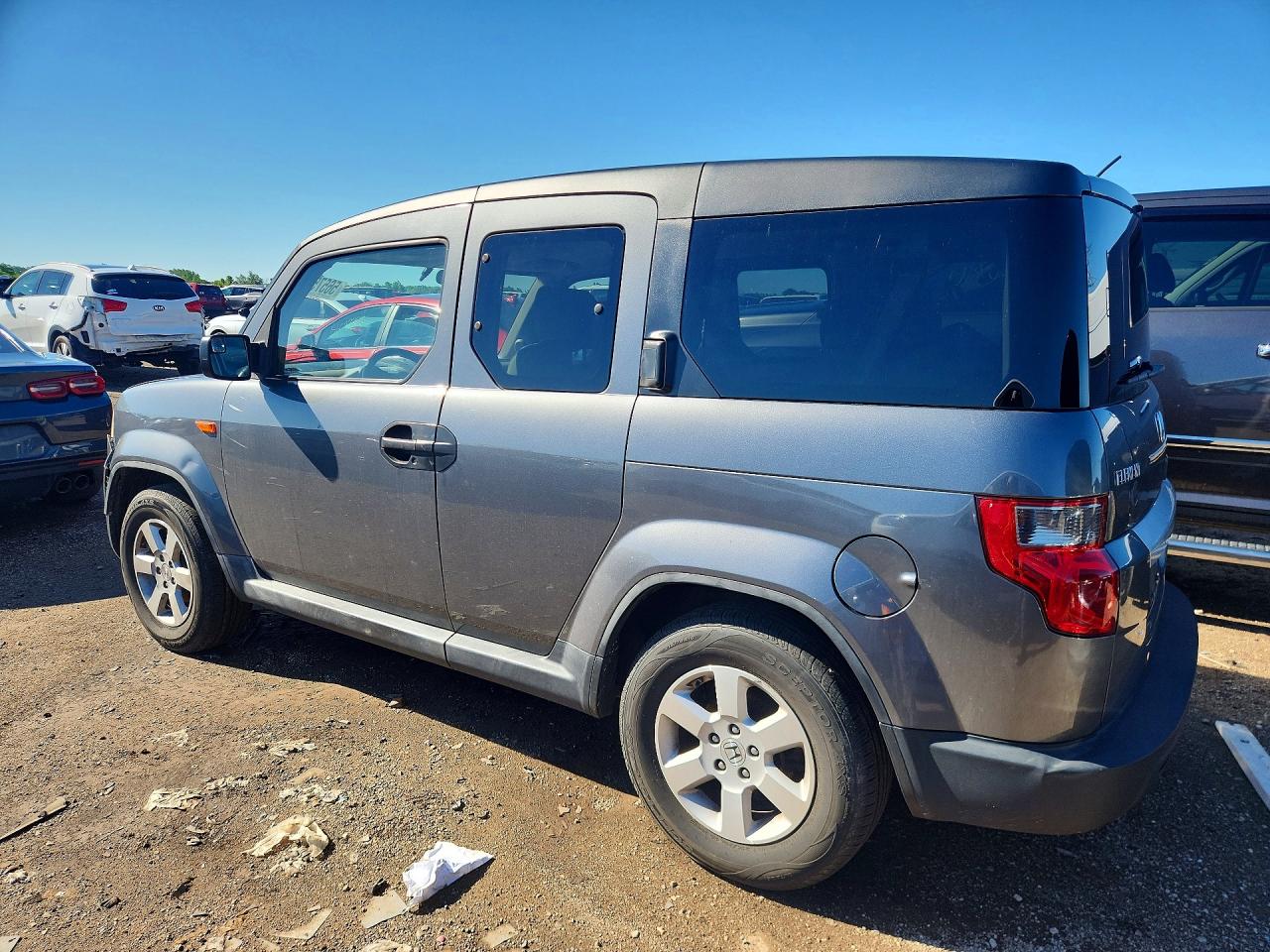 2010 Honda Element Ex Gray vin: 5J6YH2H75AL008257