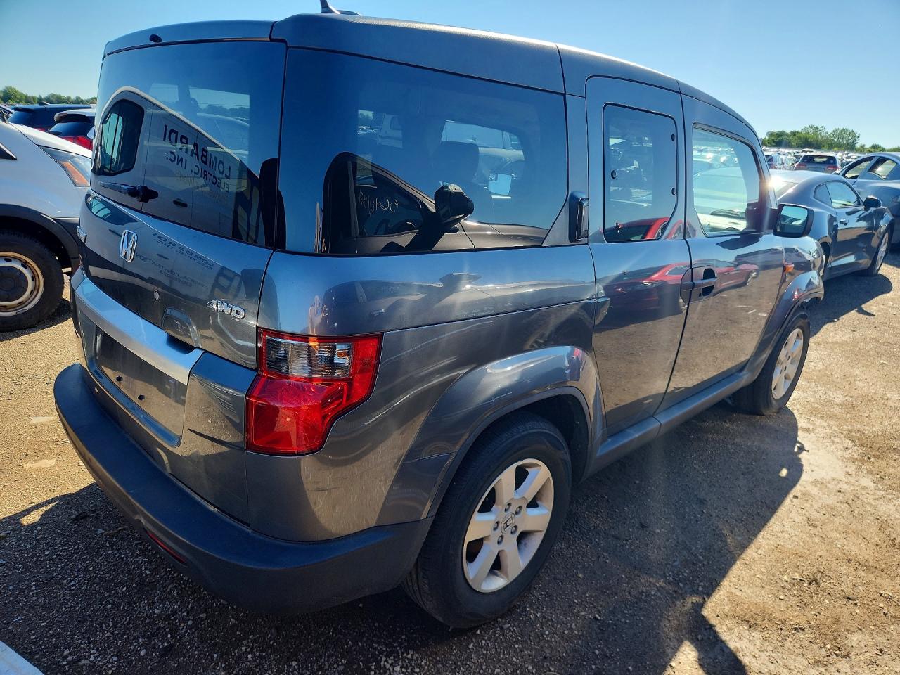 2010 Honda Element Ex Gray vin: 5J6YH2H75AL008257