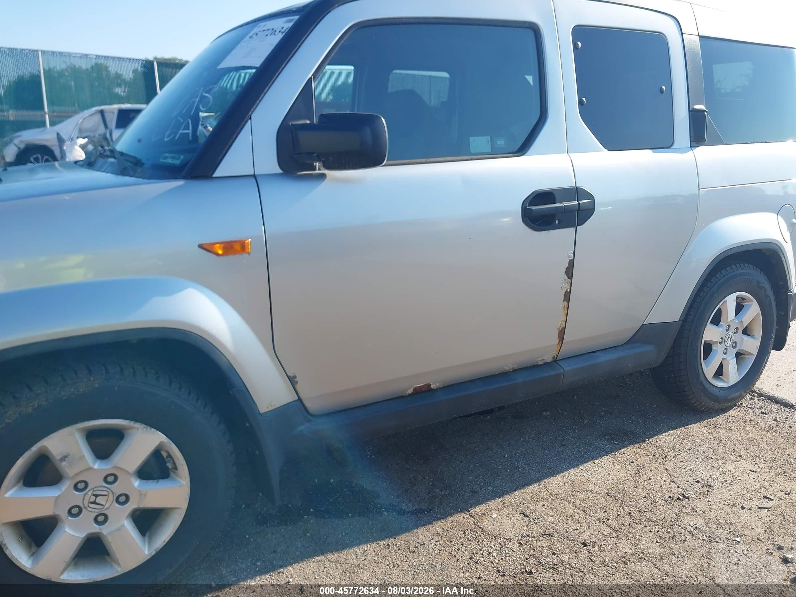 2010 Honda Element Ex Silver vin: 5J6YH2H76AL001009