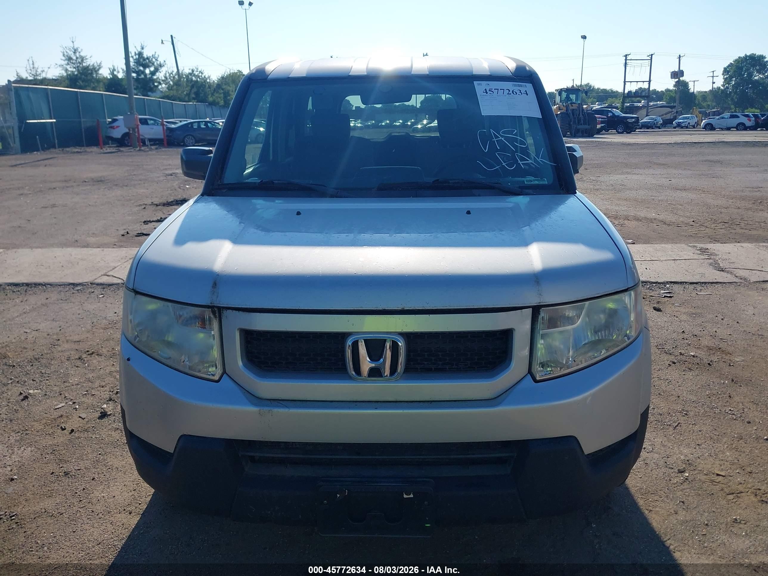 2010 Honda Element Ex Silver vin: 5J6YH2H76AL001009