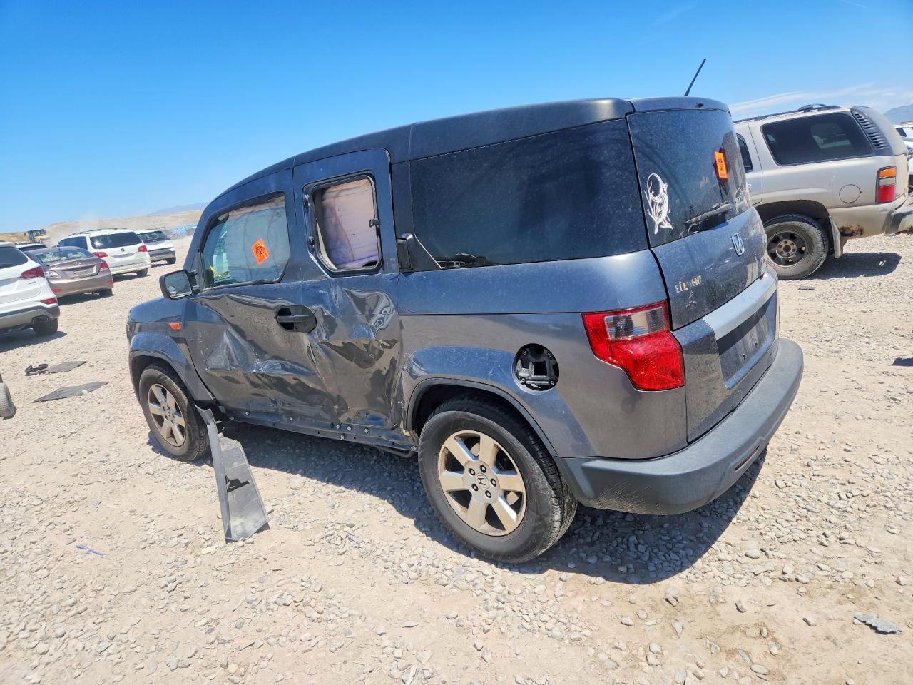 2010 Honda Element Ex Charcoal vin: 5J6YH2H76AL004542