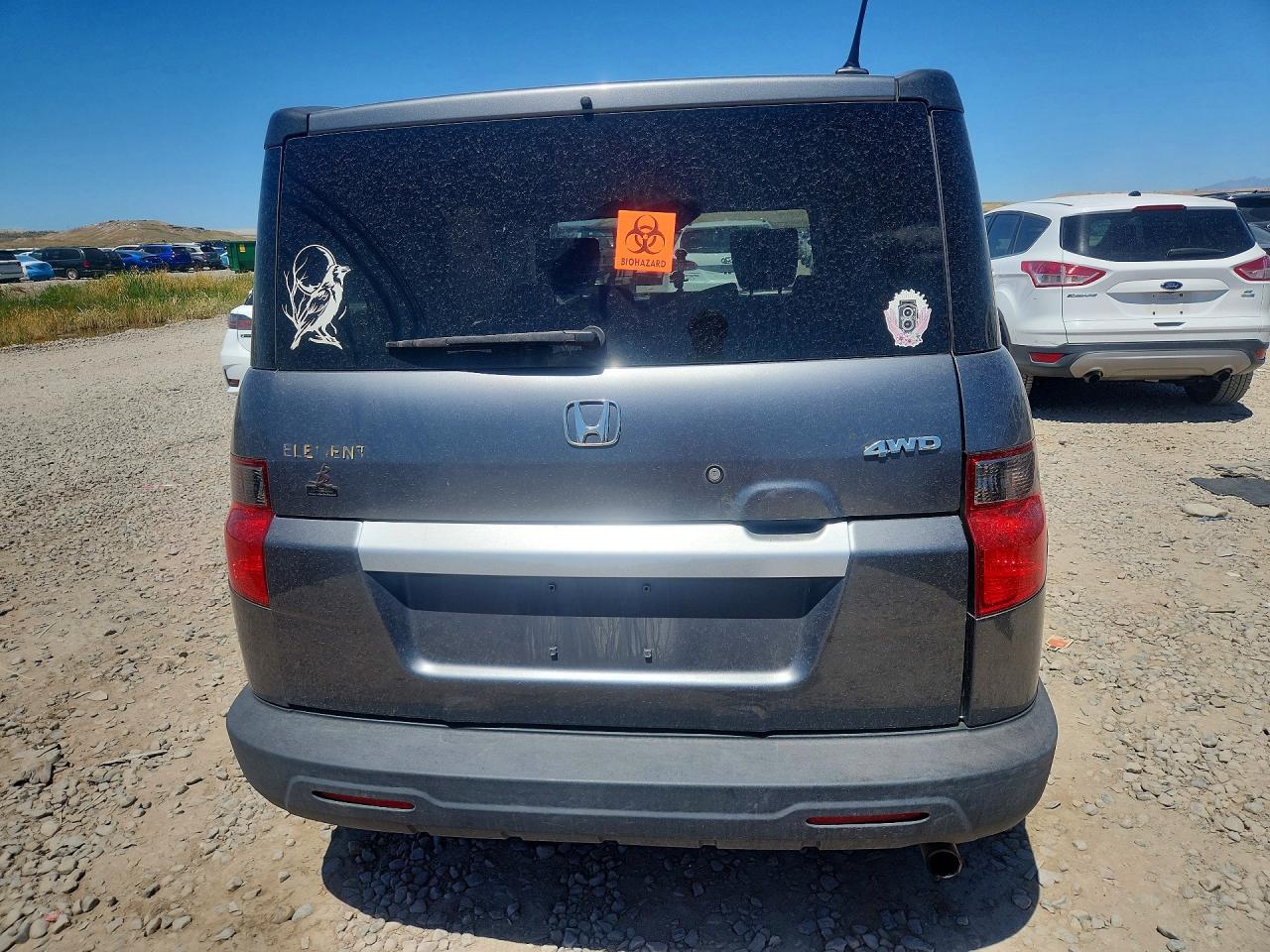 2010 Honda Element Ex Charcoal vin: 5J6YH2H76AL004542