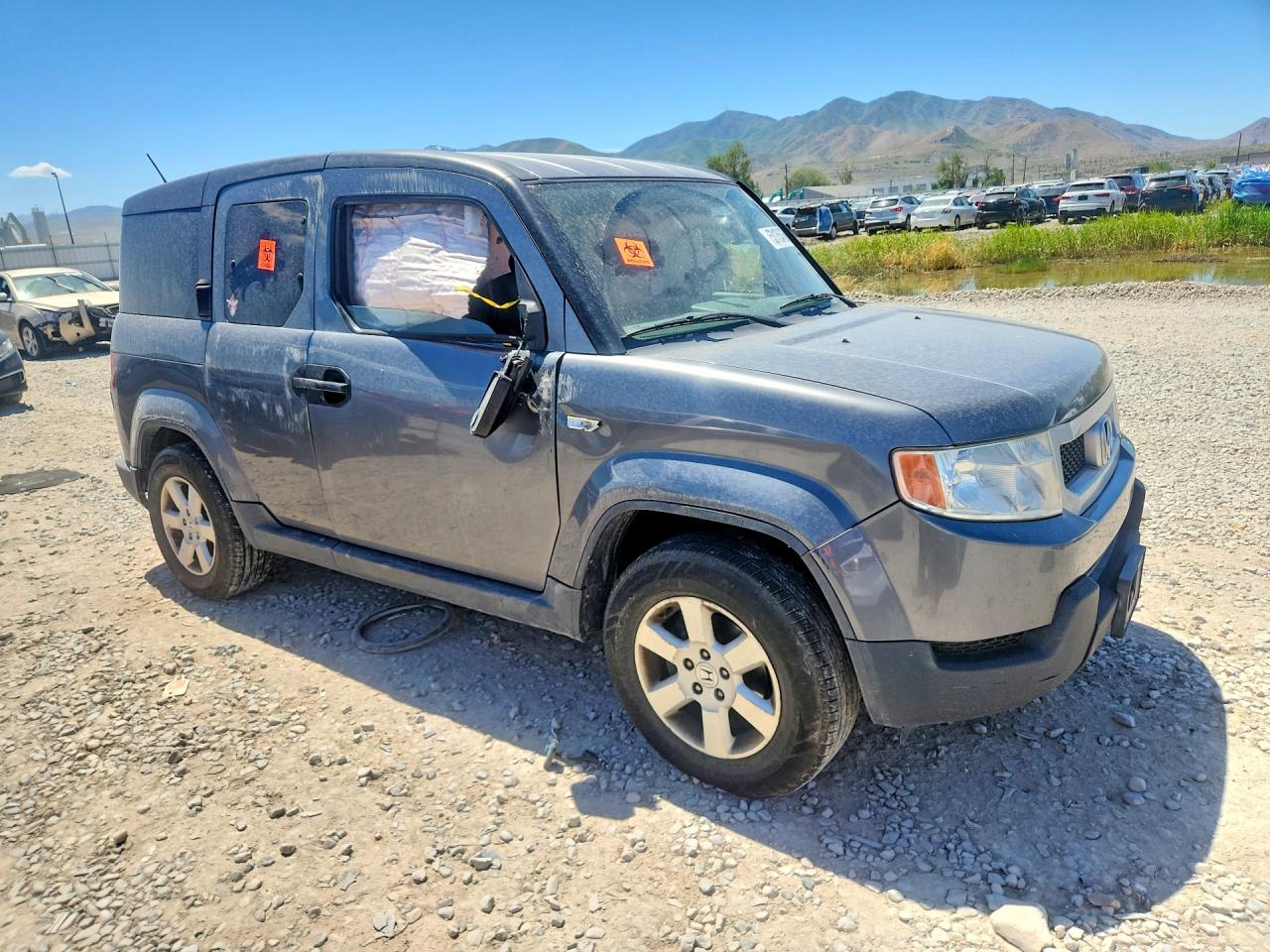 2010 Honda Element Ex Charcoal vin: 5J6YH2H76AL004542