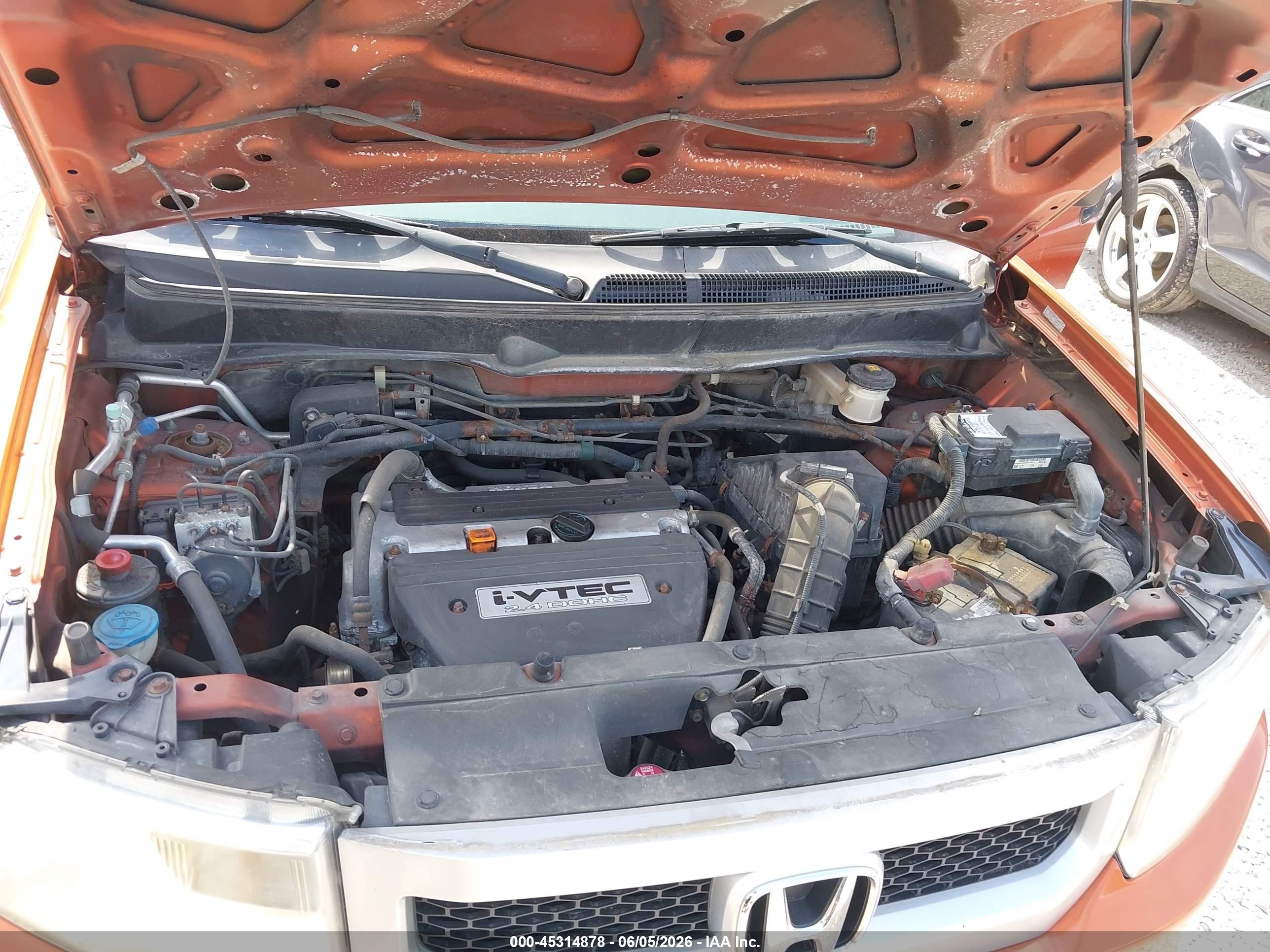 2010 Honda Element Ex Orange vin: 5J6YH2H76AL006596