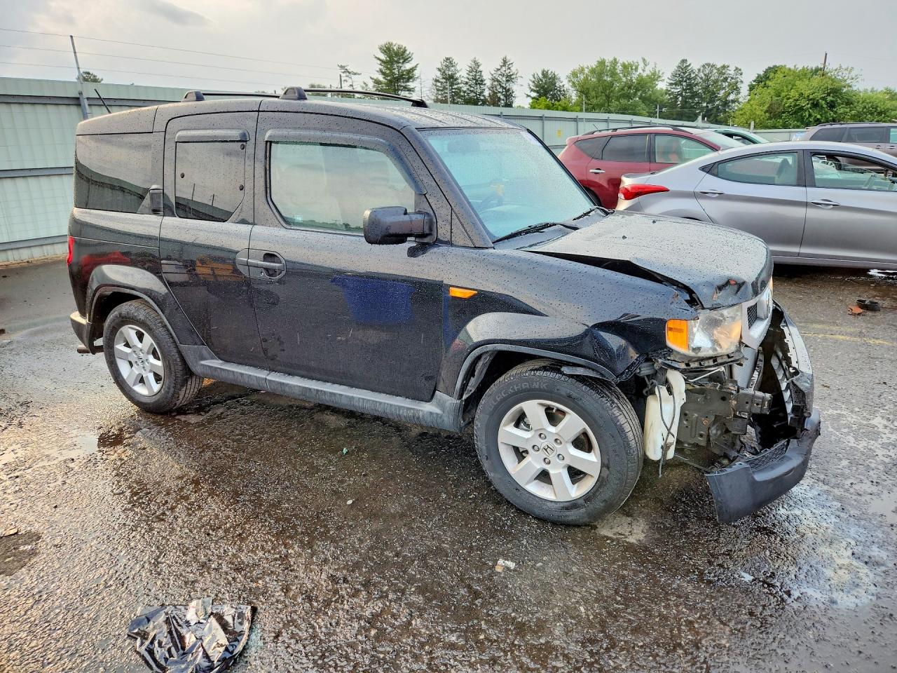 2011 Honda Element Ex Black vin: 5J6YH2H76BL007247