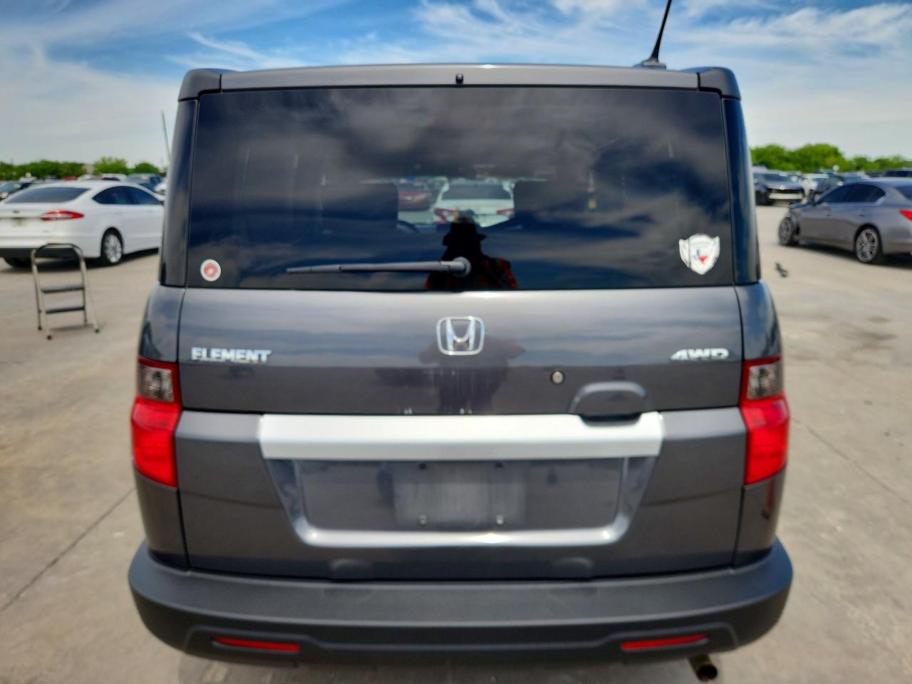 2011 Honda Element Ex Gray vin: 5J6YH2H76BL007314