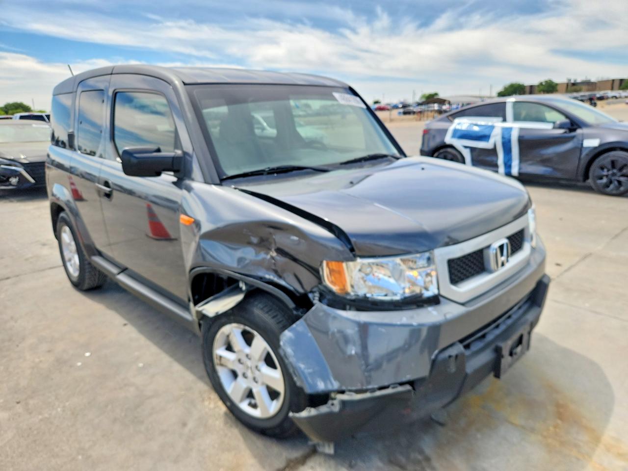 2011 Honda Element Ex Gray vin: 5J6YH2H76BL007314