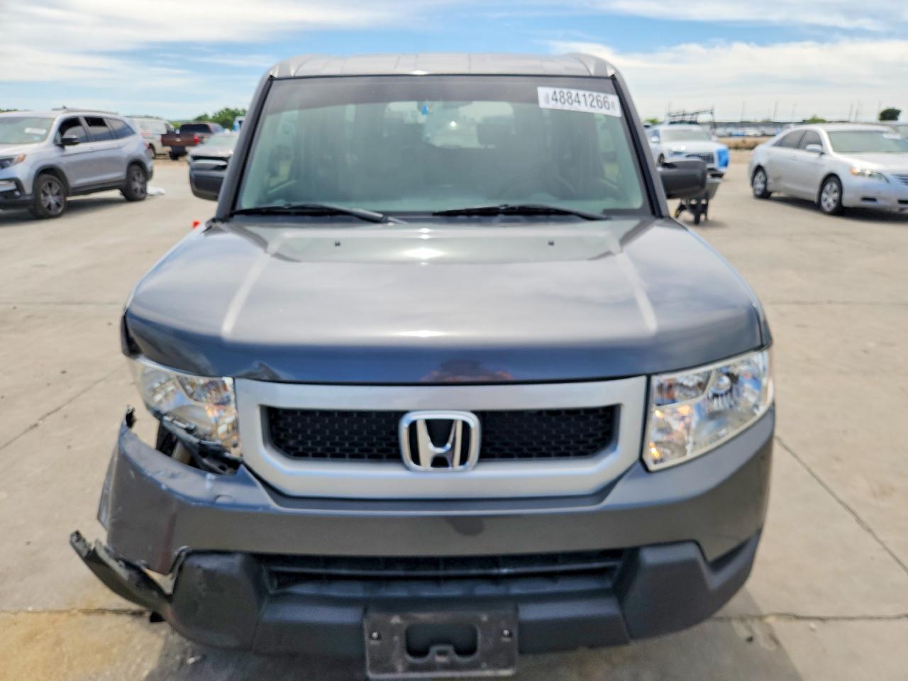 2011 Honda Element Ex Gray vin: 5J6YH2H76BL007314