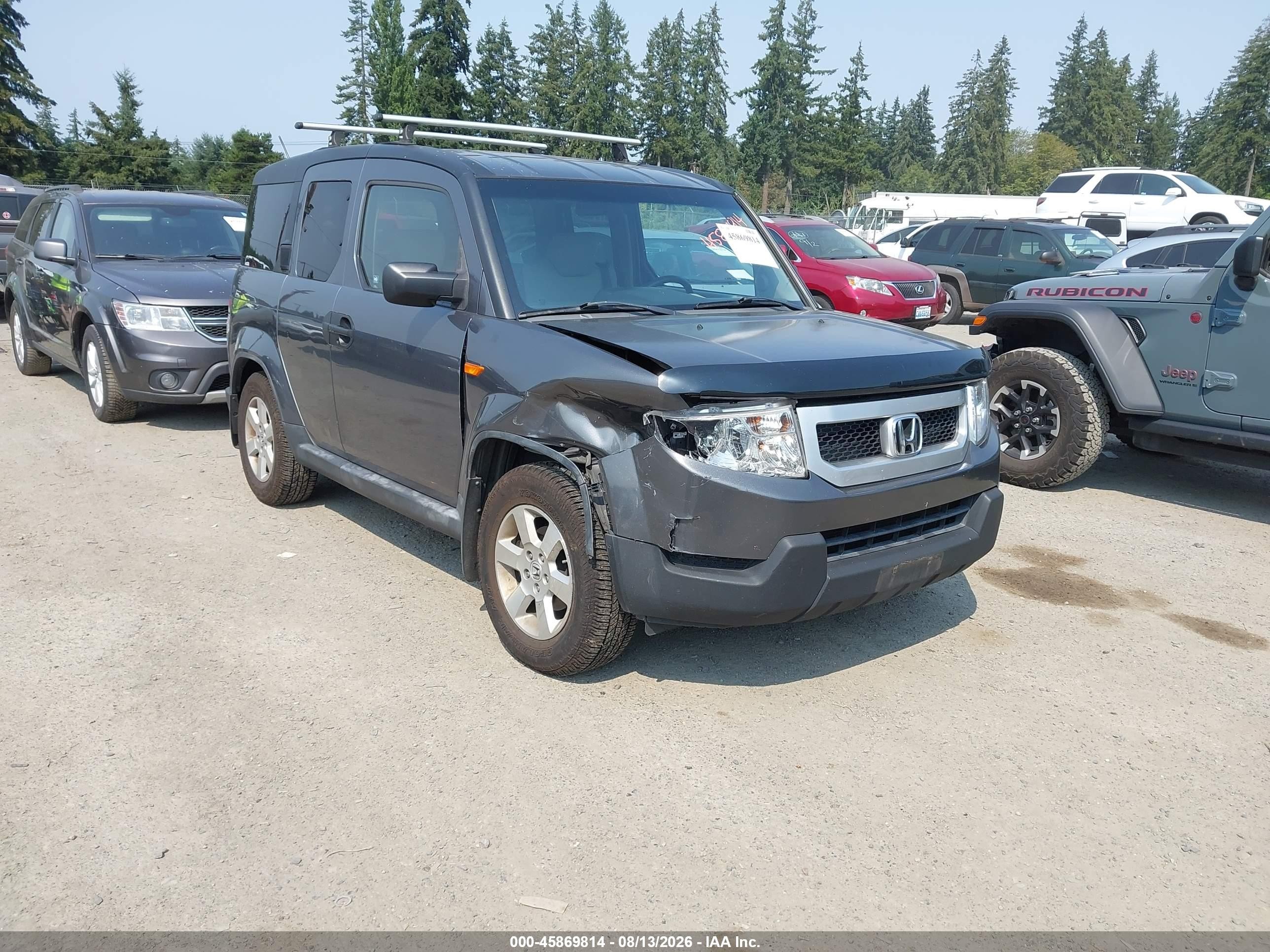 2010 Honda Element Ex Серый vin: 5J6YH2H77AL001245