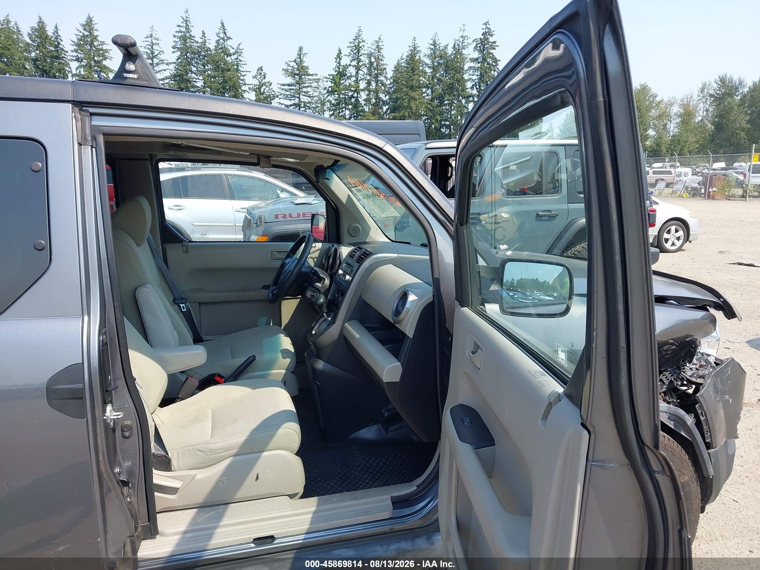 2010 Honda Element Ex Gray vin: 5J6YH2H77AL001245