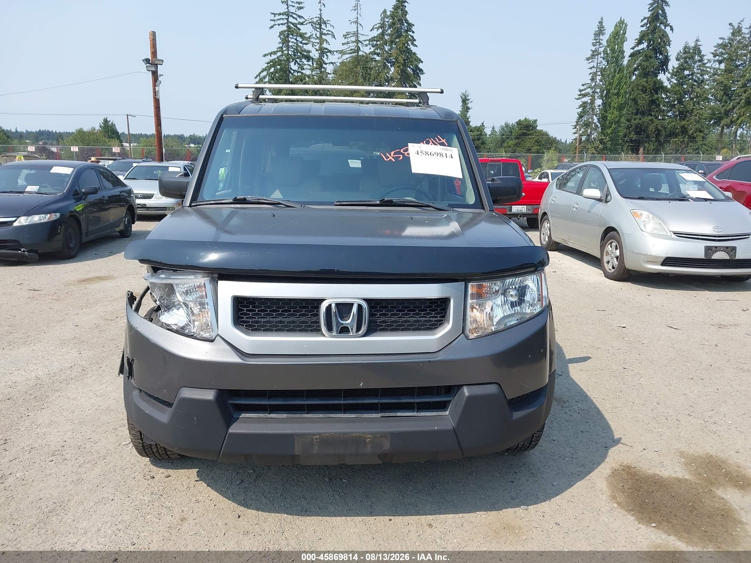 2010 Honda Element Ex Gray vin: 5J6YH2H77AL001245