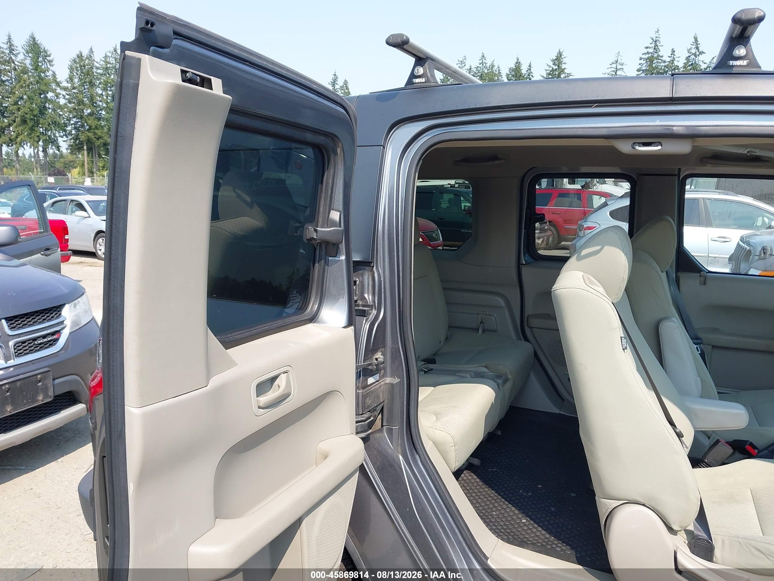 2010 Honda Element Ex Gray vin: 5J6YH2H77AL001245