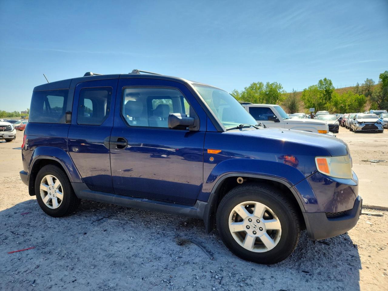 2010 Honda Element Ex Blue vin: 5J6YH2H77AL007952