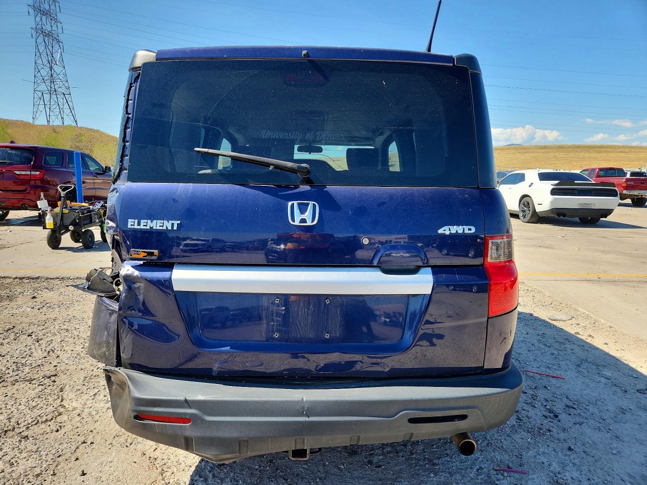 2010 Honda Element Ex Blue vin: 5J6YH2H77AL007952
