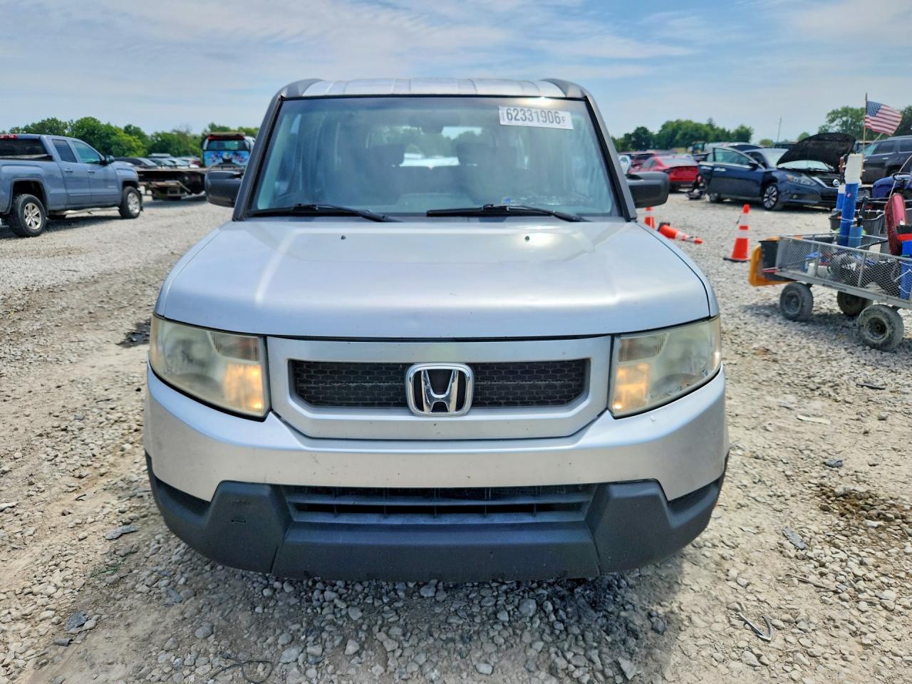 2011 Honda Element Ex Серебряный vin: 5J6YH2H77BL003854